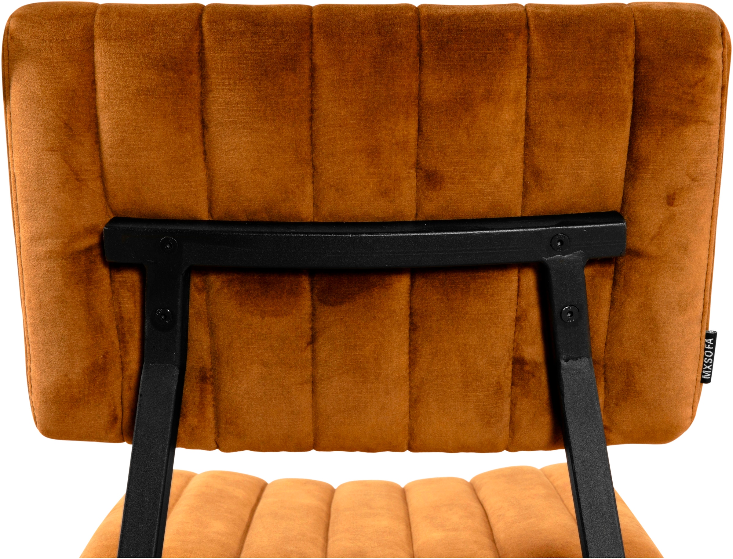 OMG Design Esszimmerstuhl »Ivan«, (Set), 2 St., Stoff, pflegeleichter Samtvelour Bezug, Küchenstuhl
