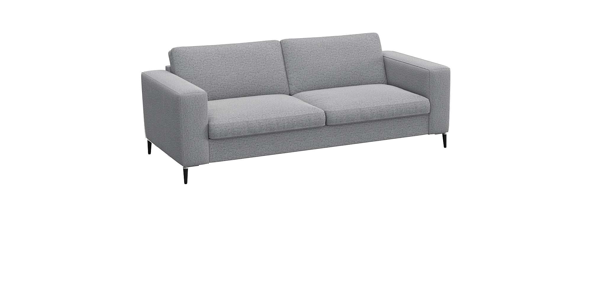 FLEXLUX 2,5-Sitzer »Fiore, superbequemer Sitzkomfort durch Kaltschaum im Sitz«, breite Armlehnen, Füße Alu+schwarz