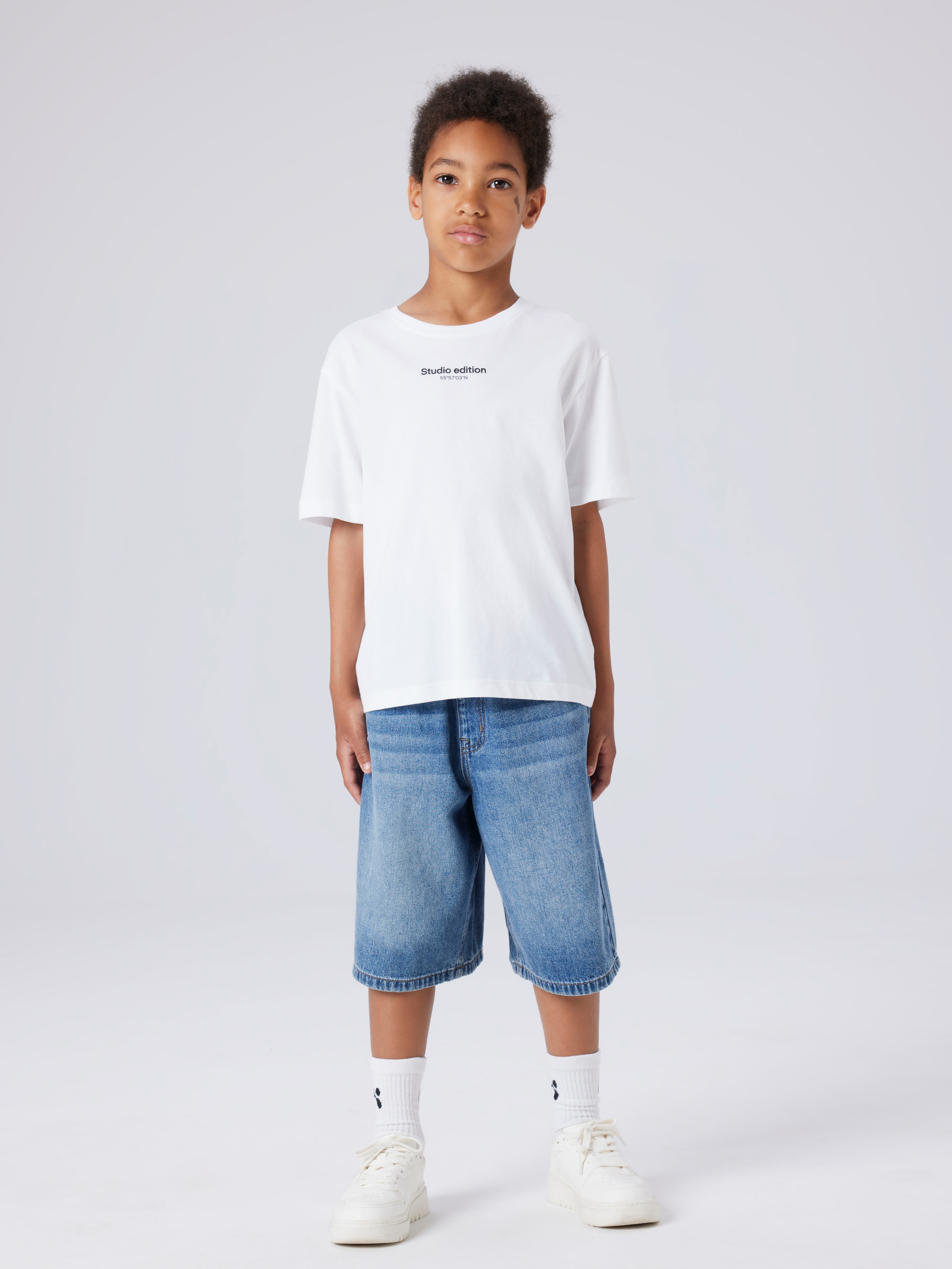 Name It Jeansshorts »NKMBEN X SKATER DNM BERMUDA 8649-BY NOOS« Baumwolle, Baggy Fit