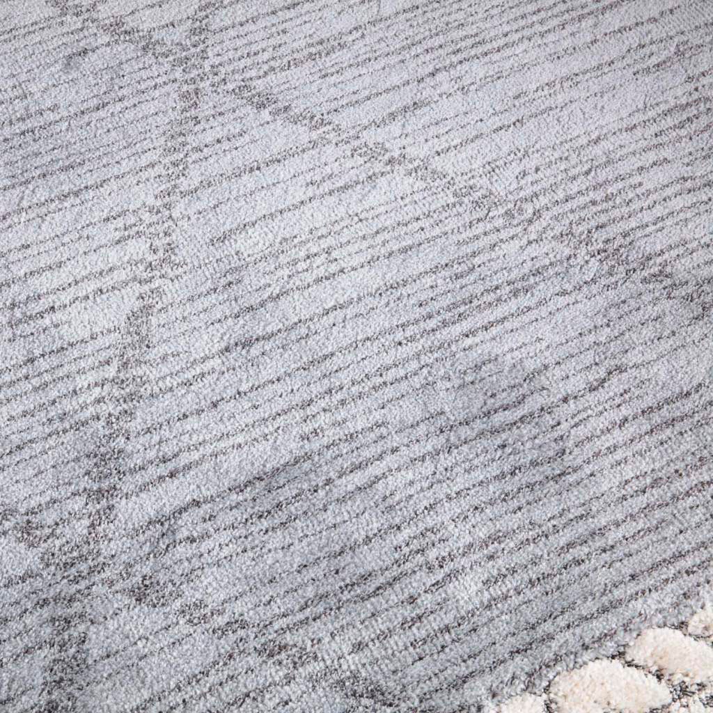 Carpet City Hochflor-Teppich »Valencia 909«, rechteckig, 20 mm Höhe, Läufer, Boho-Stil, 3D-Effekt, Relief, Hoch-Tief-Struktur, mit Fransen