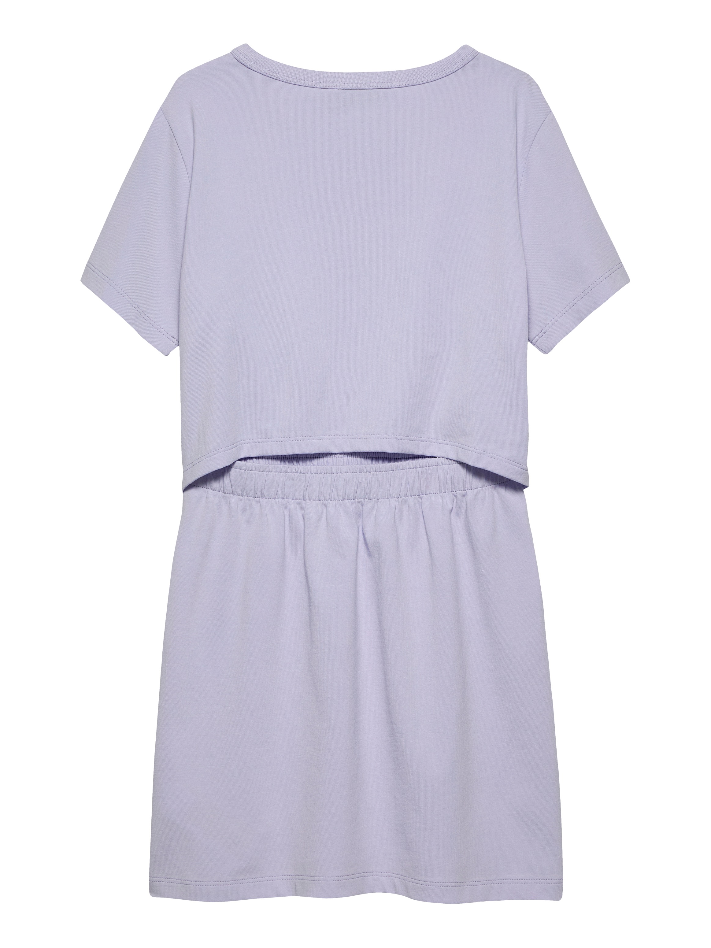 Calvin Klein Jeans Jerseykleid »MONOLOGO METALLIC T-SHIRT DRESS«, mit glänzendem Logo