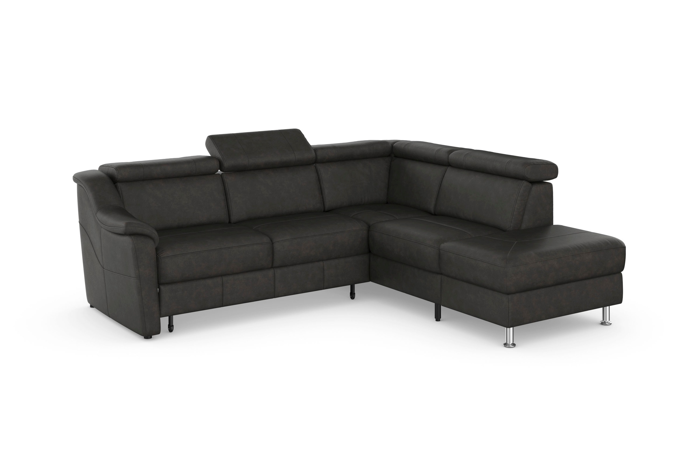 sit&more Ecksofa »Freetown L-Form«, inklusive Kopfteilverstellung und komfortablem Federkern