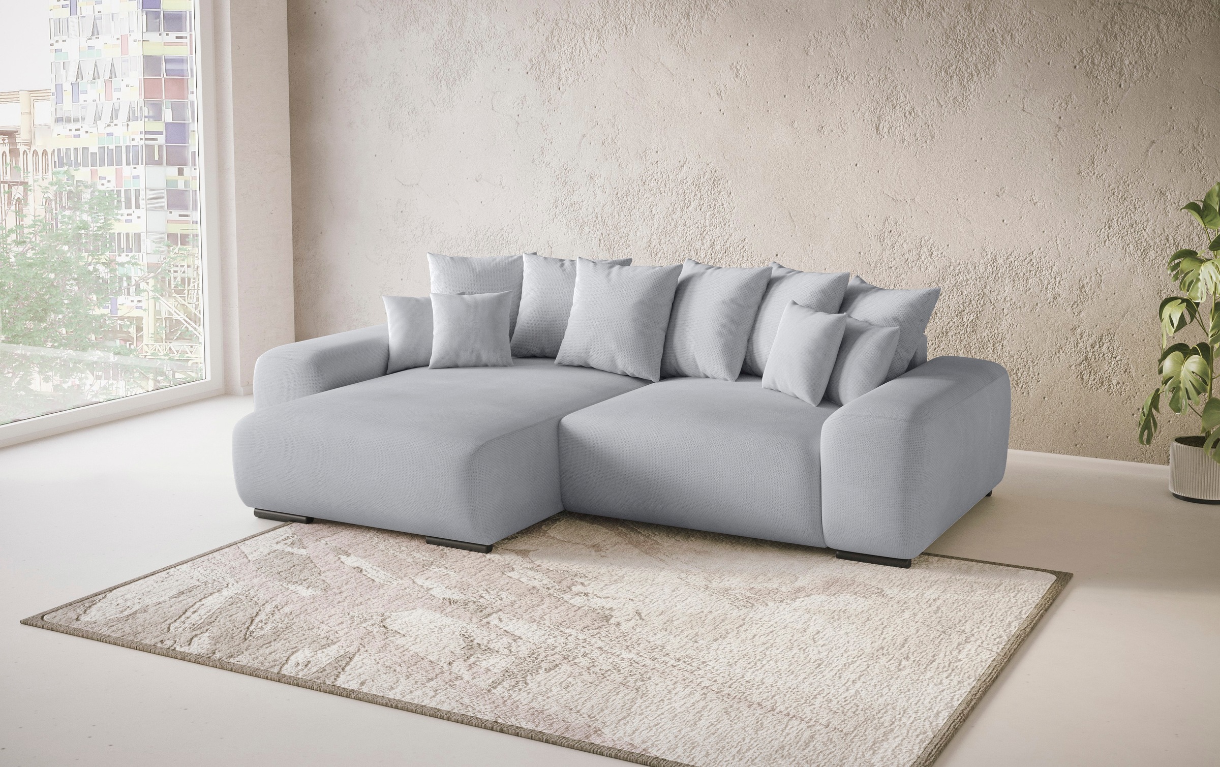 Mr. Couch Polsterecke »Sundance, L-Form«, Dauerschläfer mit Bett, Bettkaste günstig online kaufen