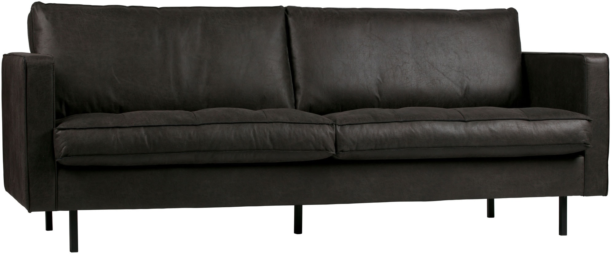 WOOOD 2,5-Sitzer »Rodeo Classic«, frei im Raum stellbar, mit recyceltem Leder, H 83 cm x B 230 cm