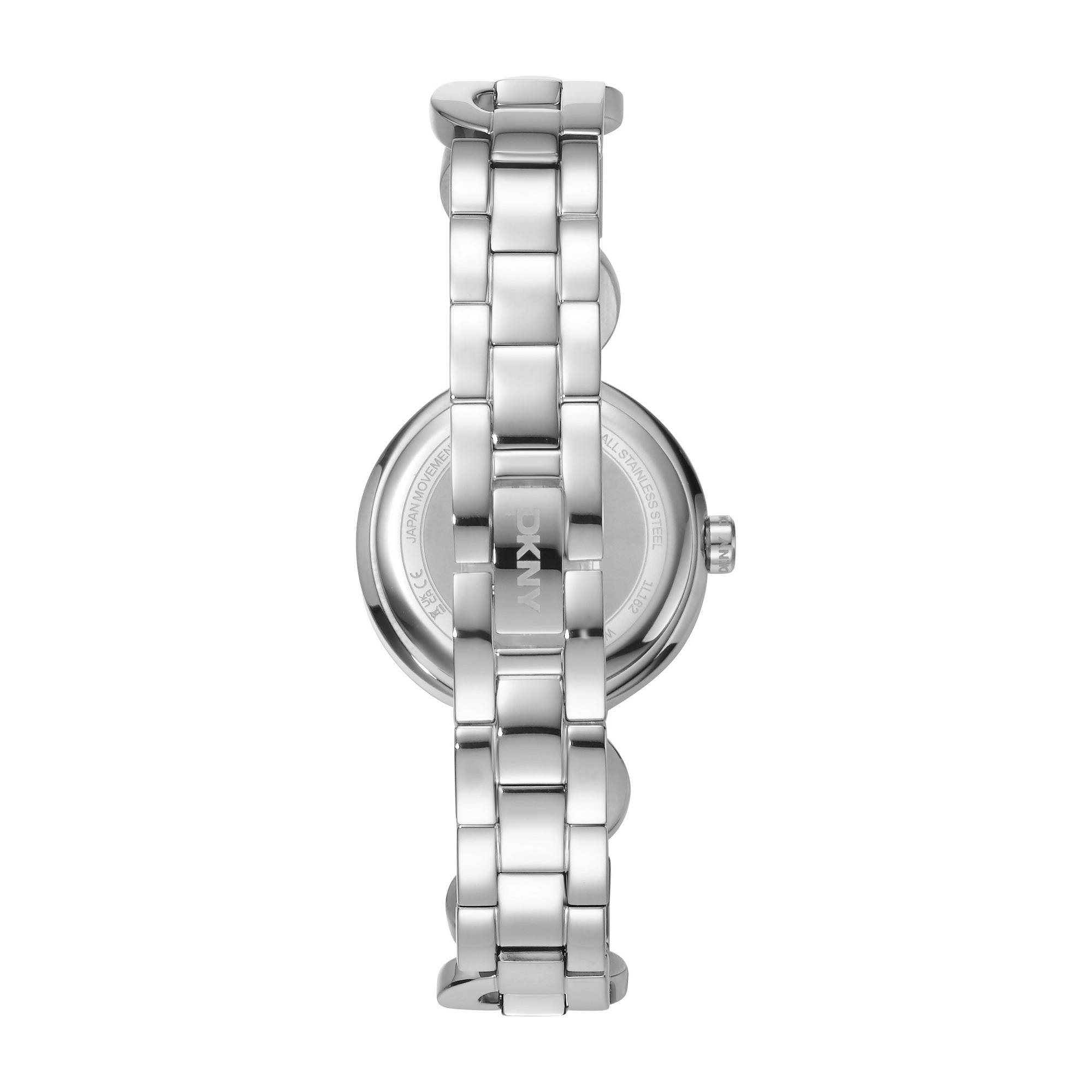DKNY Quarzuhr »Open Link Watch« Armbanduhr, Damenuhr, Edelstahlarmband, analog