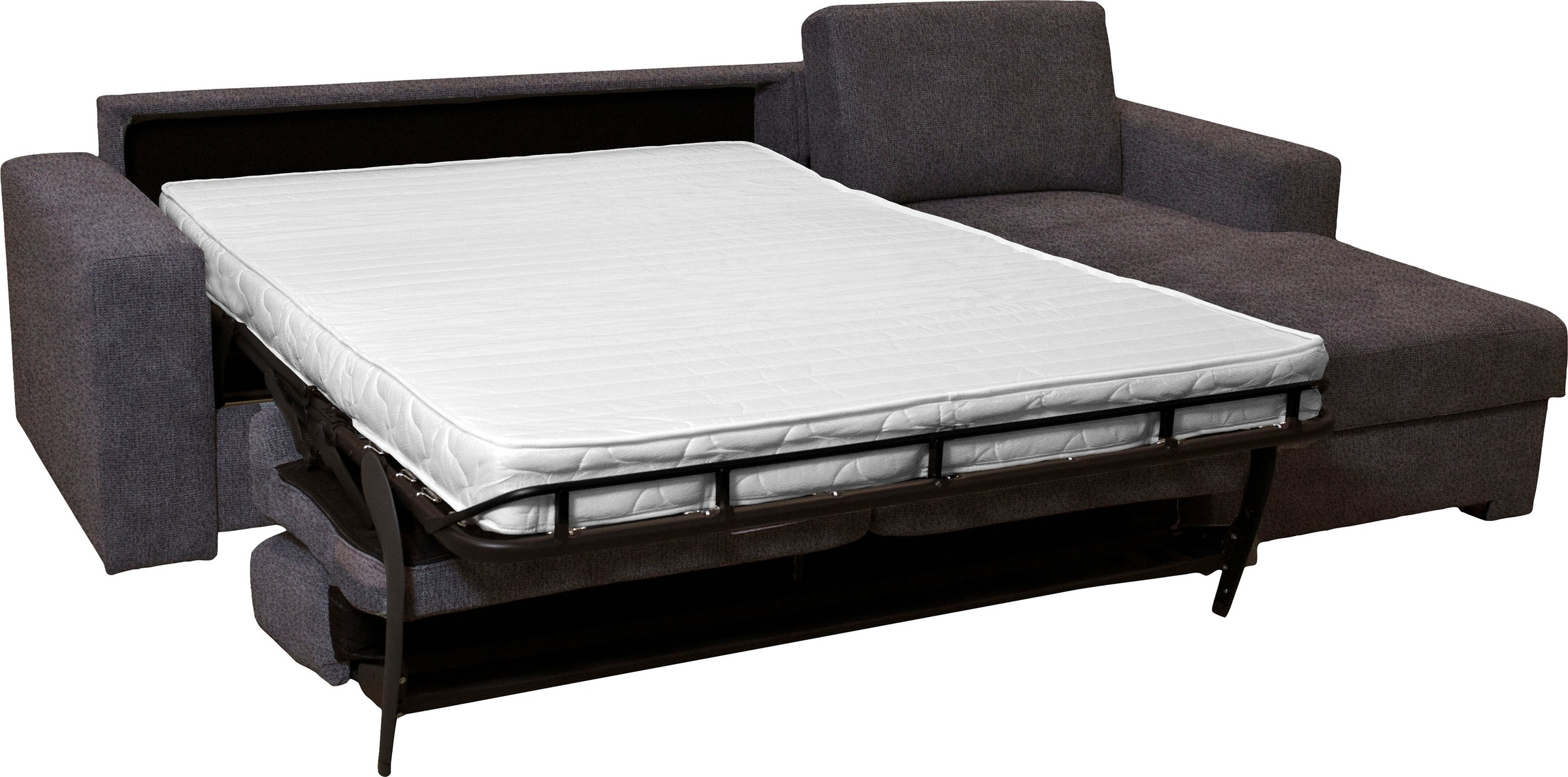 Home affaire Ecksofa »Roma "M" Matratzenhöhe 14 cm, Dauerschlaffunktion, mit Unterfederung,«, Liegemaße ca 143x198 cm, L-Form