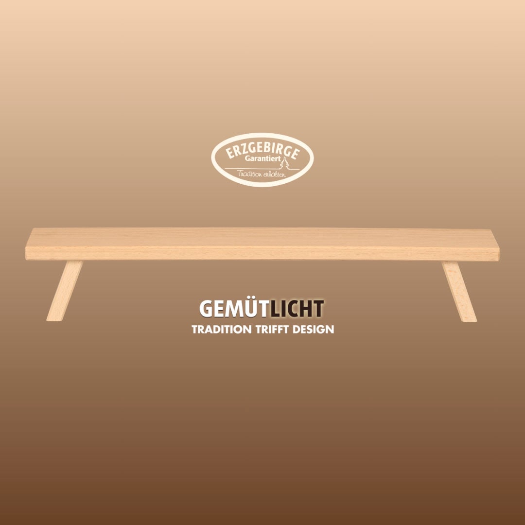 Weigla Schwibbogen-Fensterbank »Weihnachtsdeko, Made in Germany« 1 Stk. aus Buchenholz, Tiefe ca. 7,5 cm