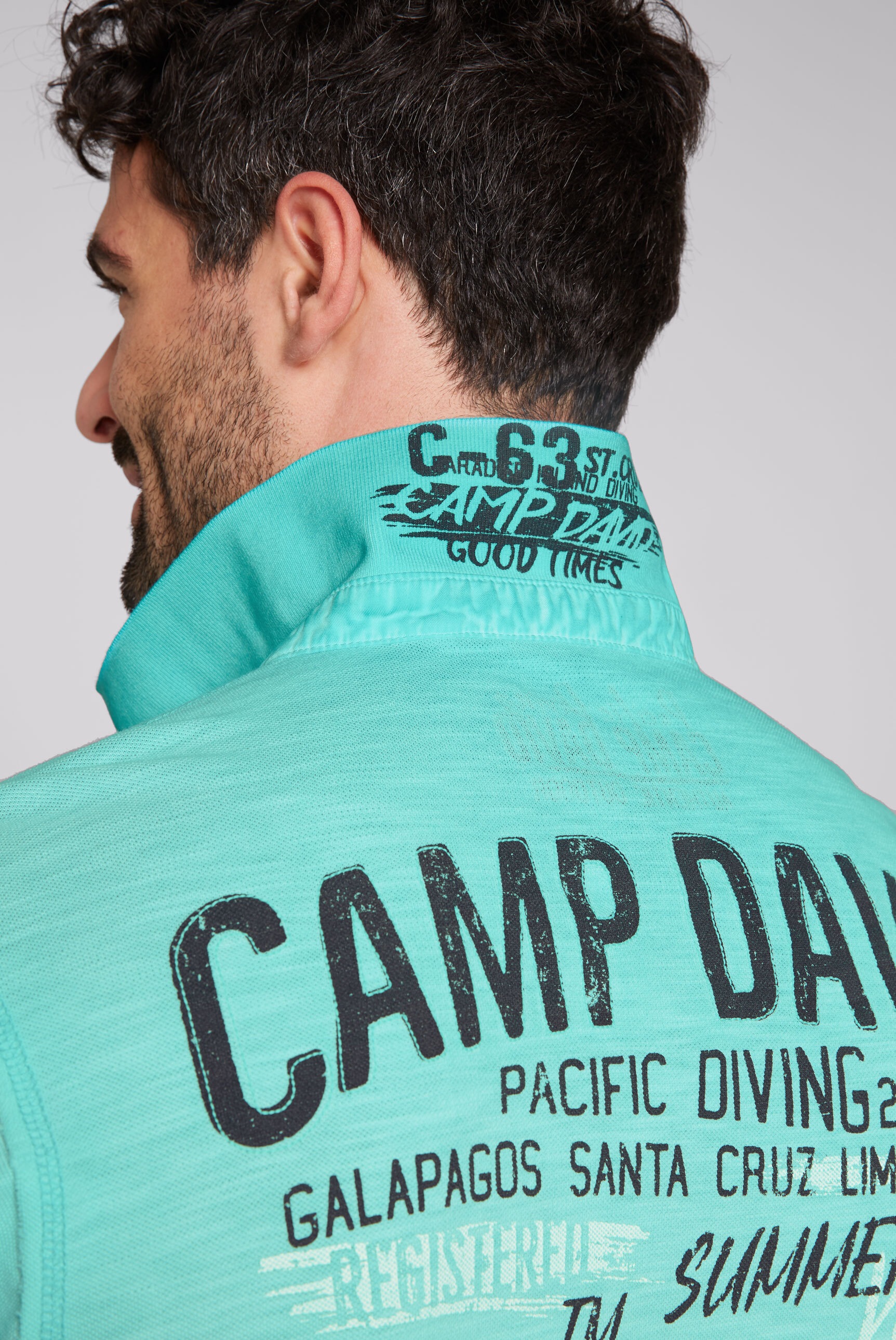 CAMP DAVID Poloshirt, aus Baumwolle