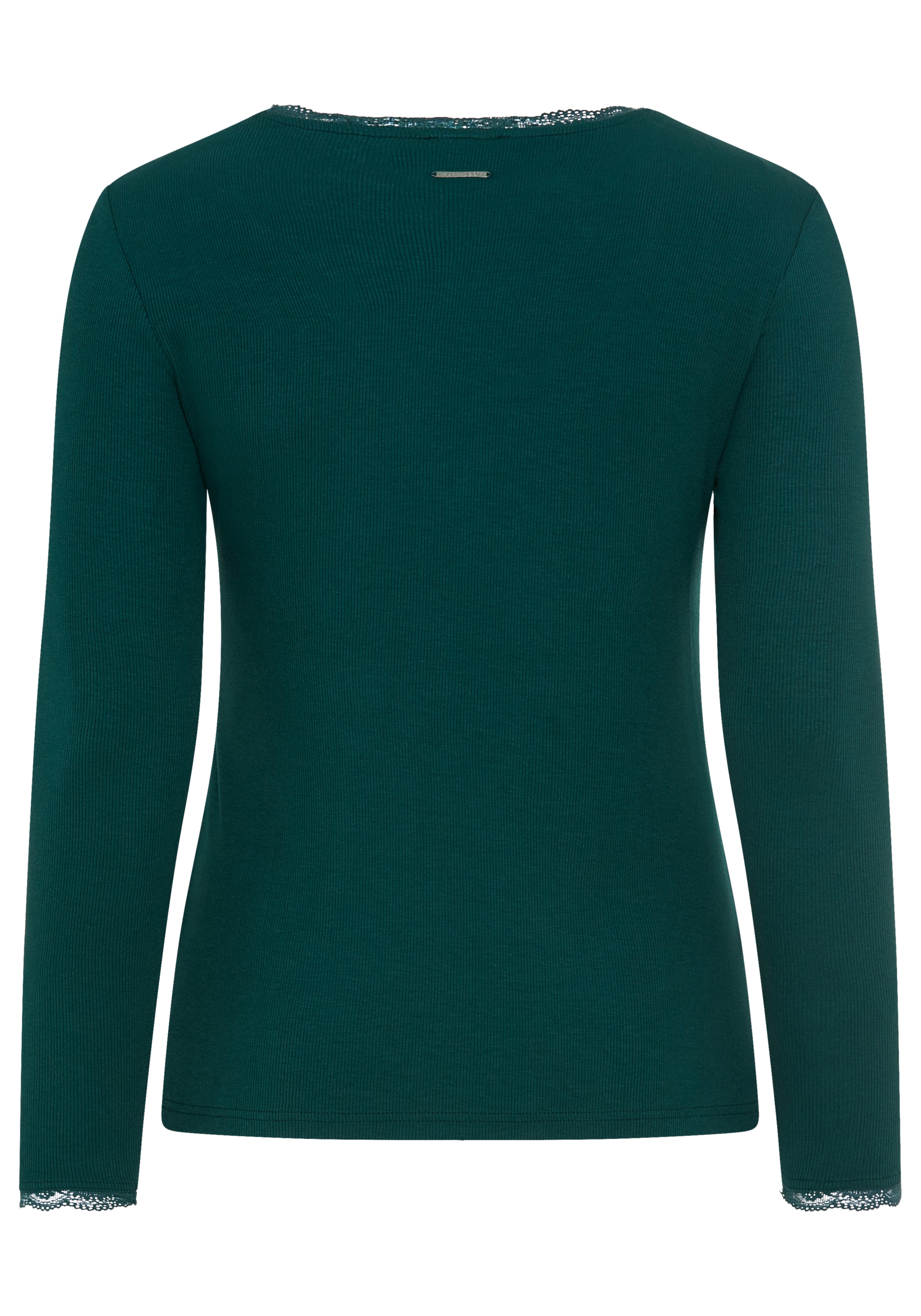Laura Scott CURVE Langarmshirt »Große Größen« aus elastischer Rippware, sehr figurbetonte Passform