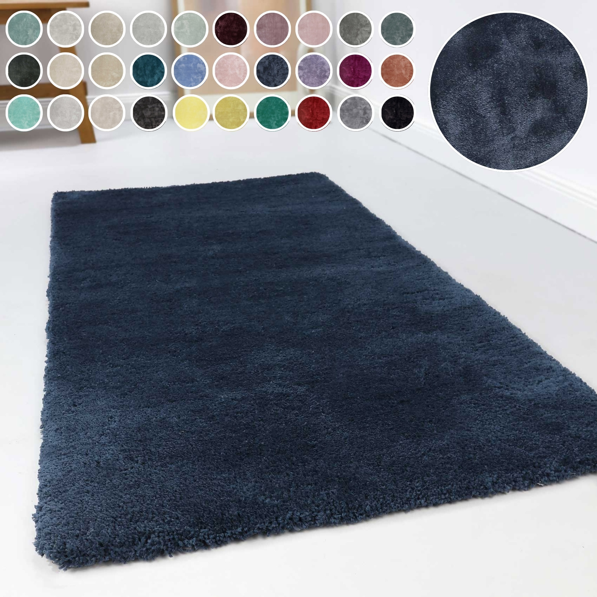 Esprit Hochflor-Teppich »Relaxx ESP-4150«, rechteckig, 25 mm Höhe, Wohnzimmer, sehr große Farbauswahl, weicher dichter Hochflor