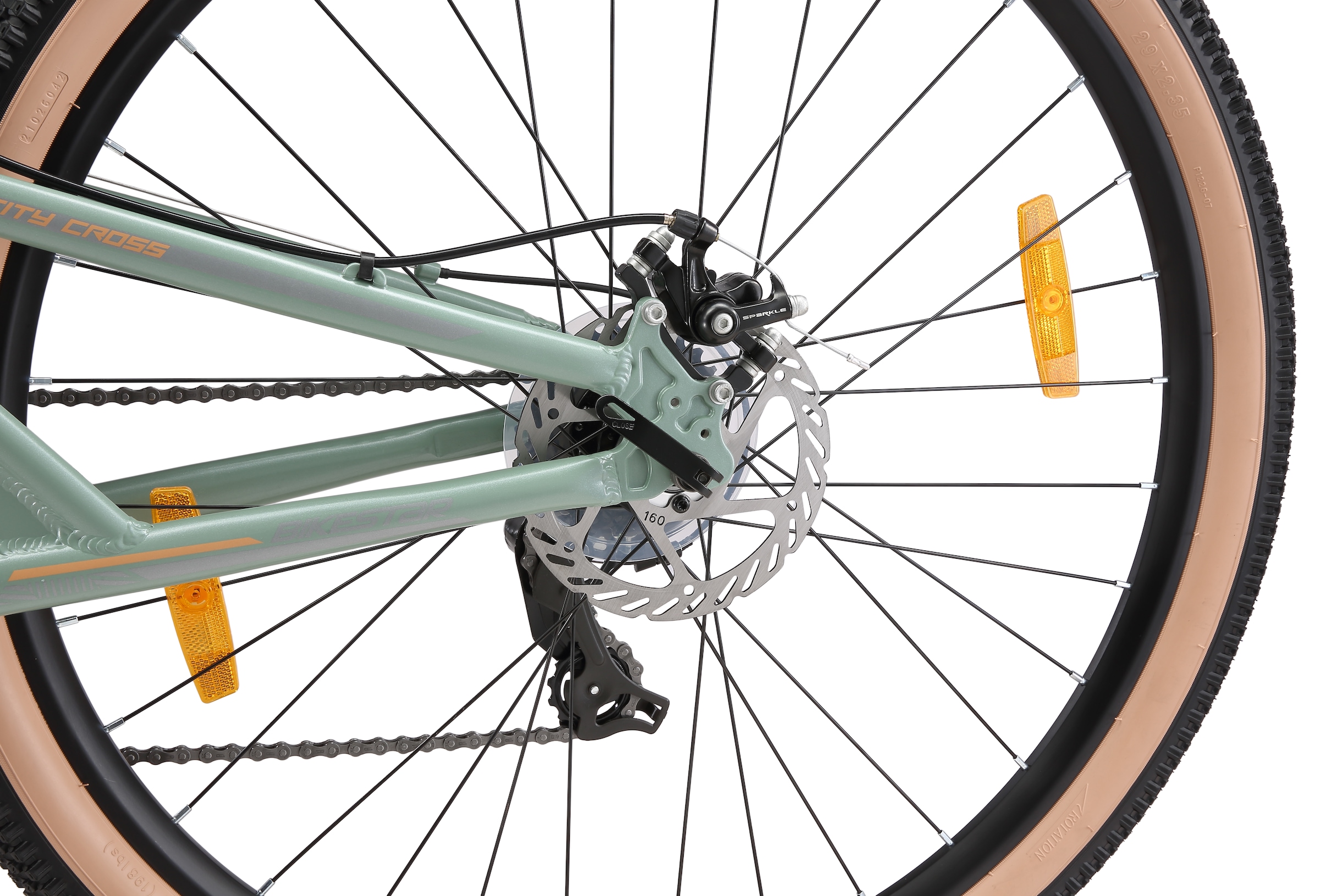 Bikestar Mountainbike 21 Gang Shimano RD-TY300 Schaltwerk Kettenschaltung für Damen und Herren, Kettenschaltung