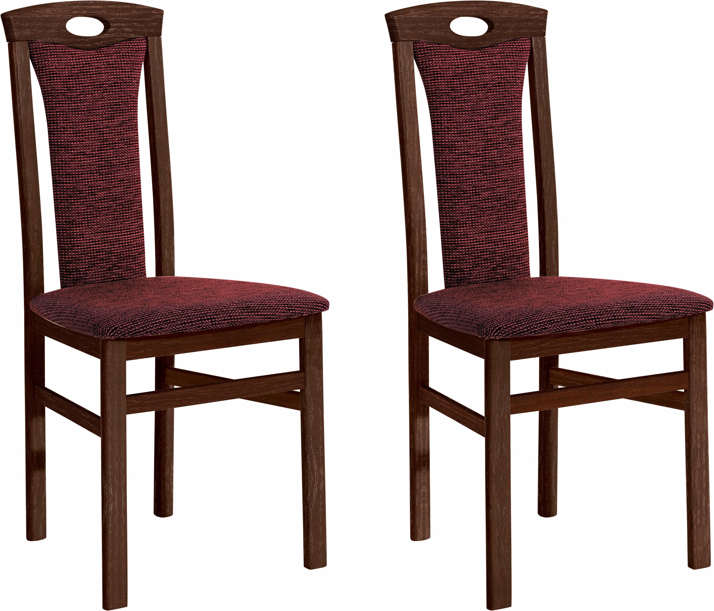 Home affaire 4-Fußstuhl »Kasia«, (Set), 2 St., Struktur günstig online kaufen