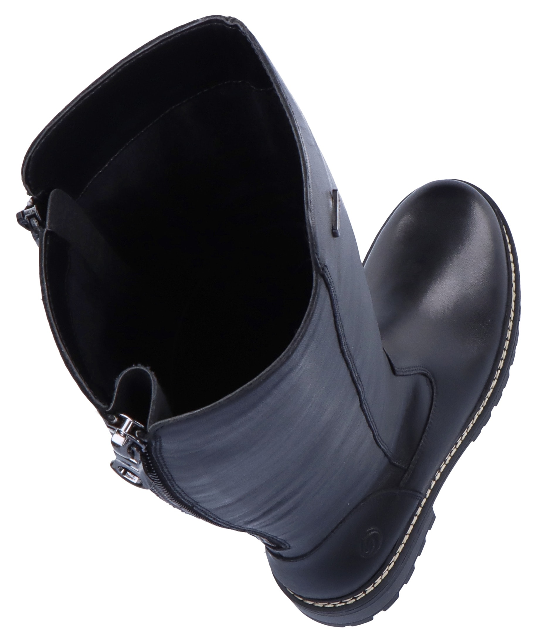 Remonte Stiefel, Blockabsatz, Businesschuh, Langschaftstiefel Innenreißverschluss
