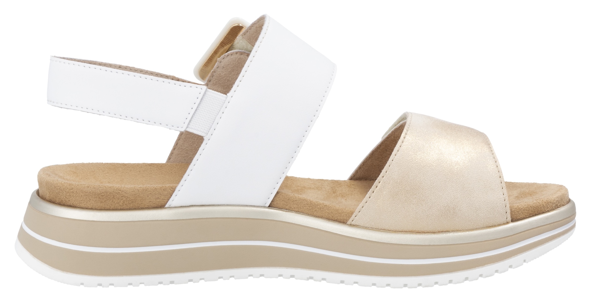 Remonte Keilsandalette  , Sommerschuh, Riemchensandale mit komfortablem Softfußbett