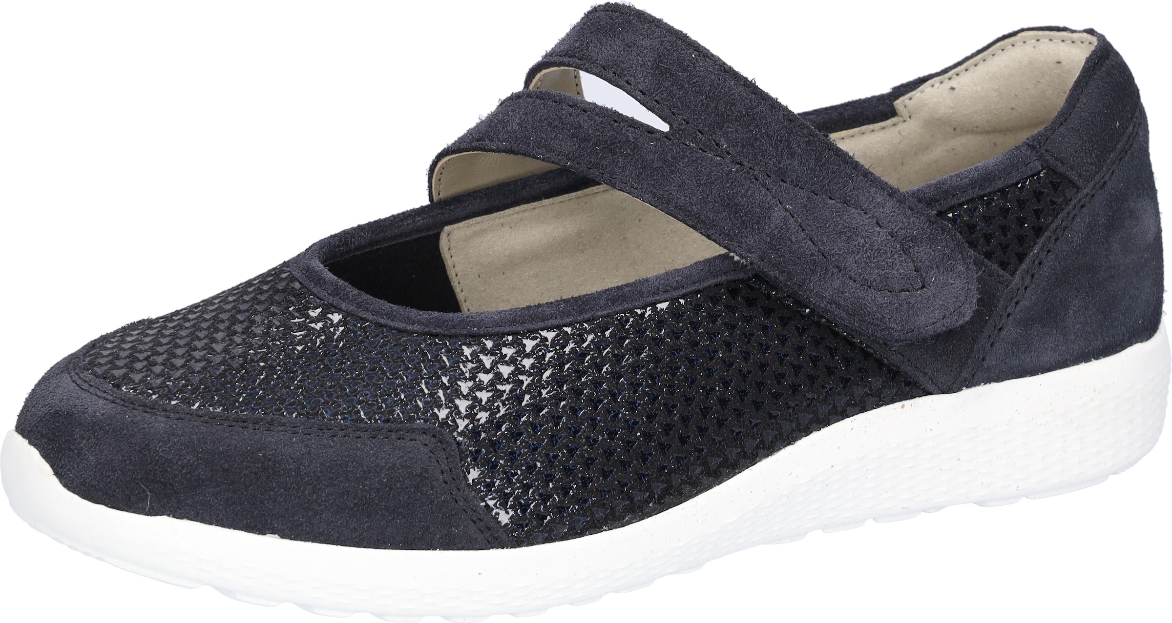 Waldläufer Riemchenballerina »M-IRA Soft«  Slipper, Komfortschuh, Orthotritt-Funktion, Spezialweite M