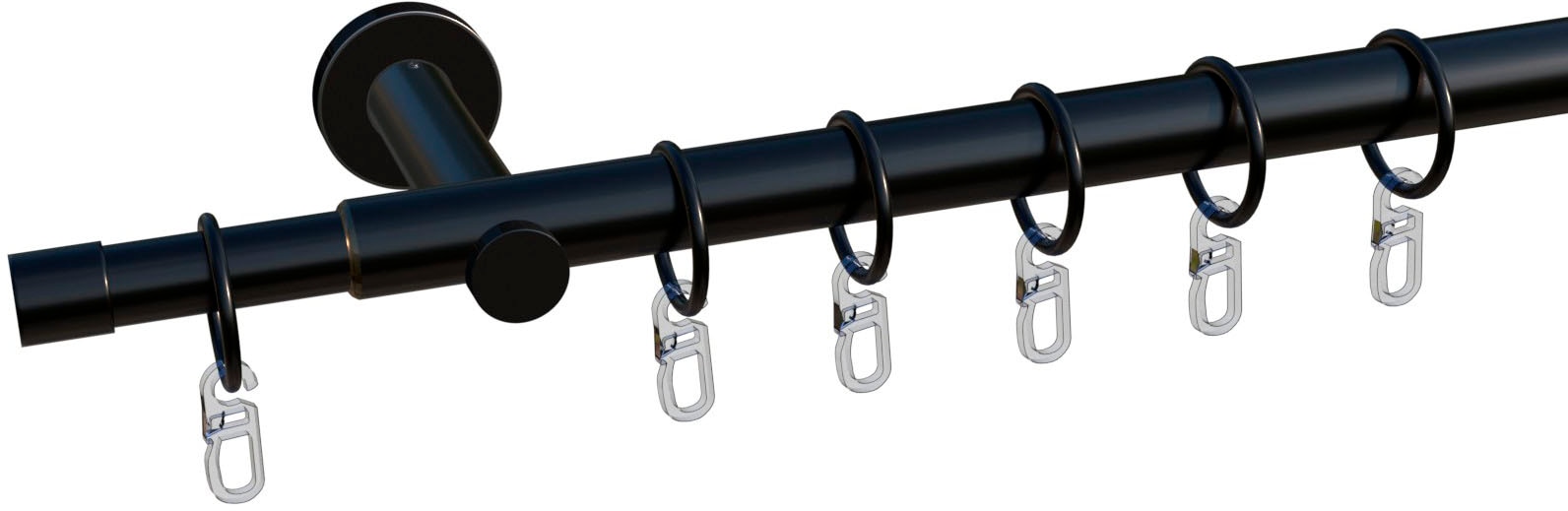 OTTO home Gardinenstange »Kappe« 1 läufig-läufig ausziehbar ausziehbar von günstig online kaufen