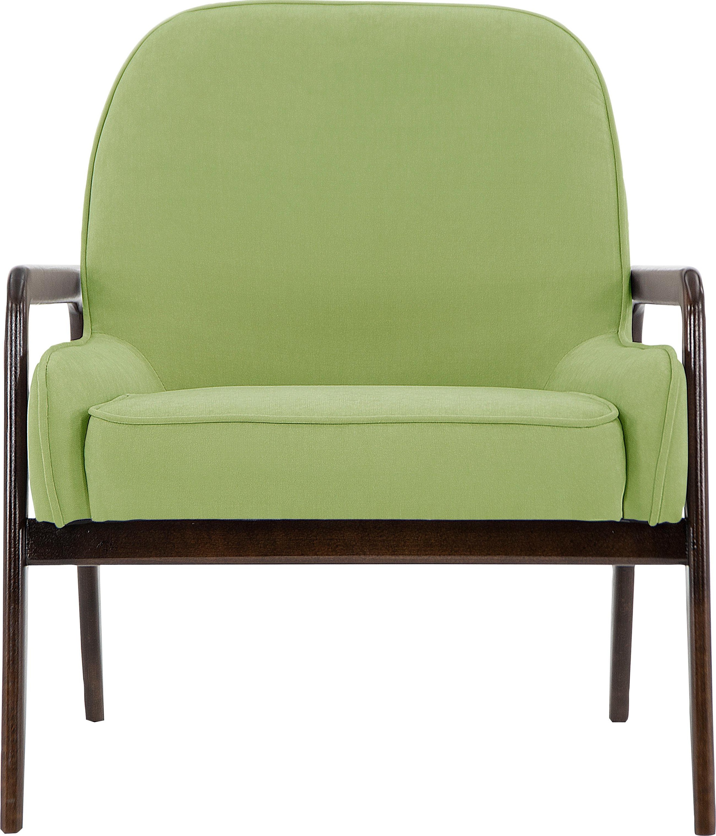 Home affaire Sessel »Braga« wahlweise mit Gestell aus Eiche in dunkel oder günstig online kaufen