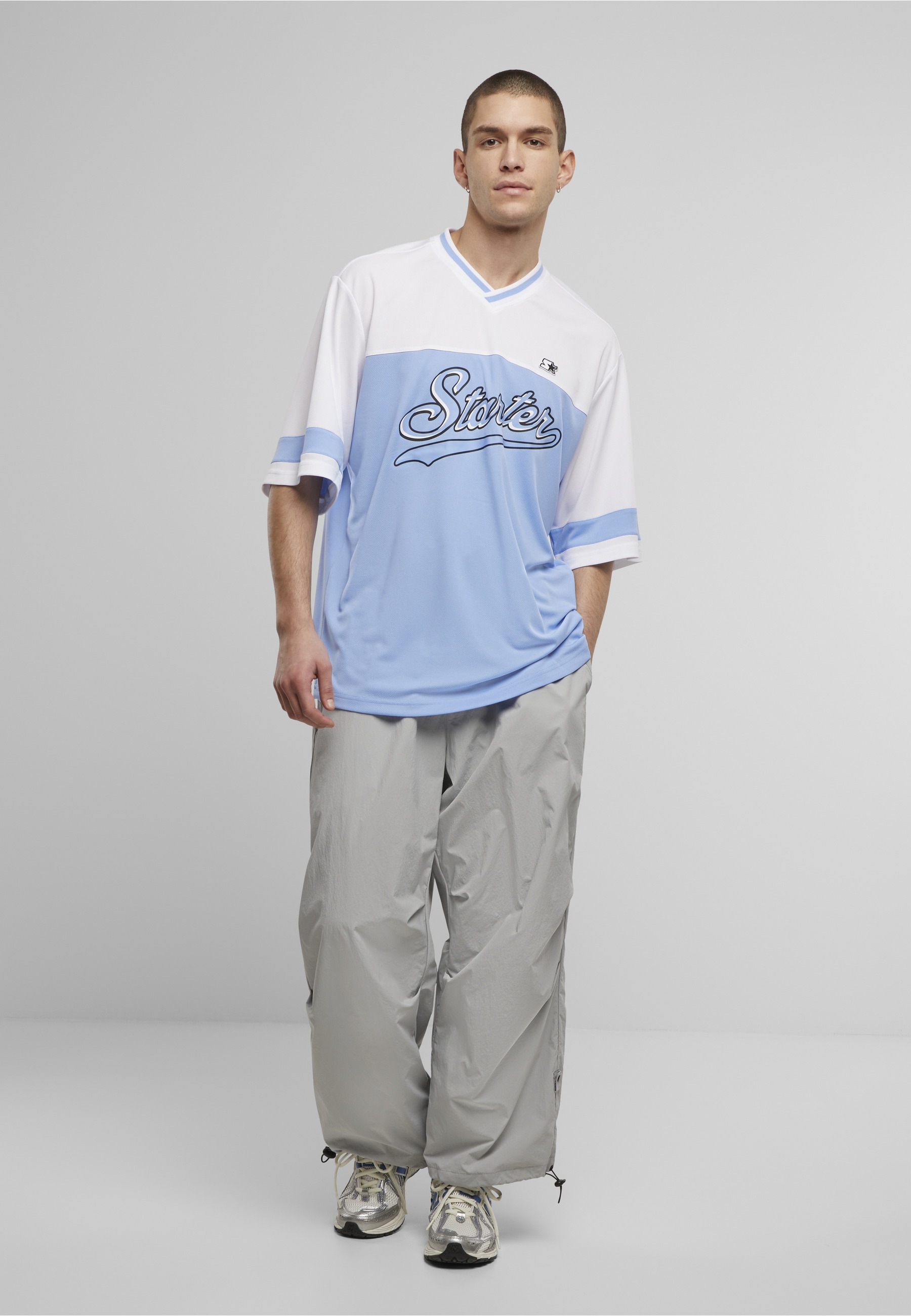 Starter Black Label T-Shirt »Starter Black Label Starter V-Neck Mesh Tee« 1 Stk.