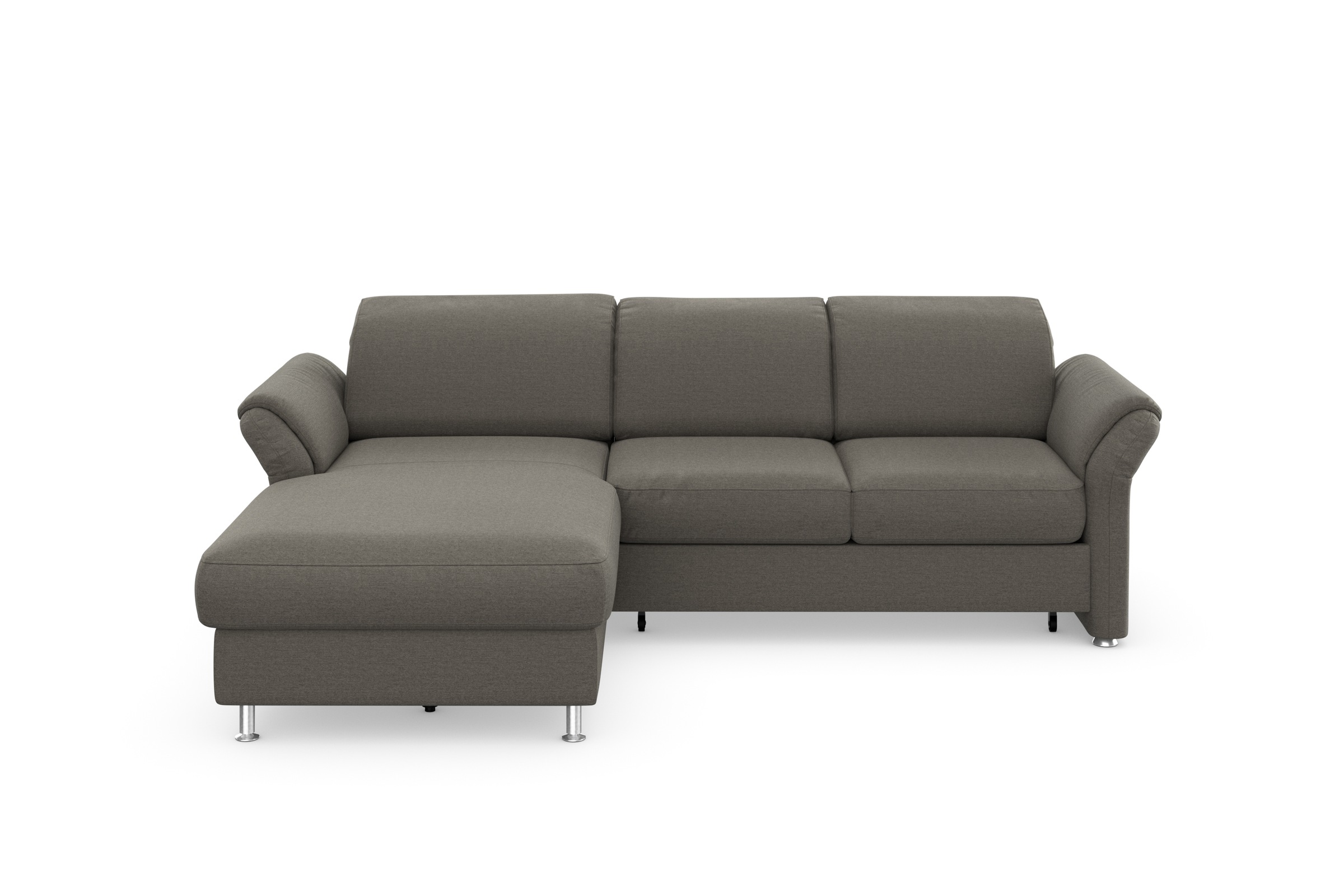 sit&more Ecksofa »Apulia L-Form«, wahlweise Bettfunktion, Bettkasten und Kopf- und Armteilverstellung
