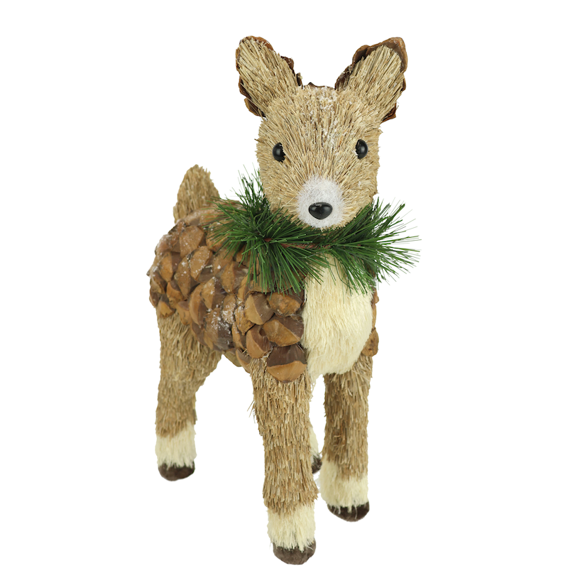 I.GE.A. Dekofigur »Reh aus Bast« Dekoration Geschenk Dekorative Dekoobjekt Ornamente Tierfigur Dekotier natur