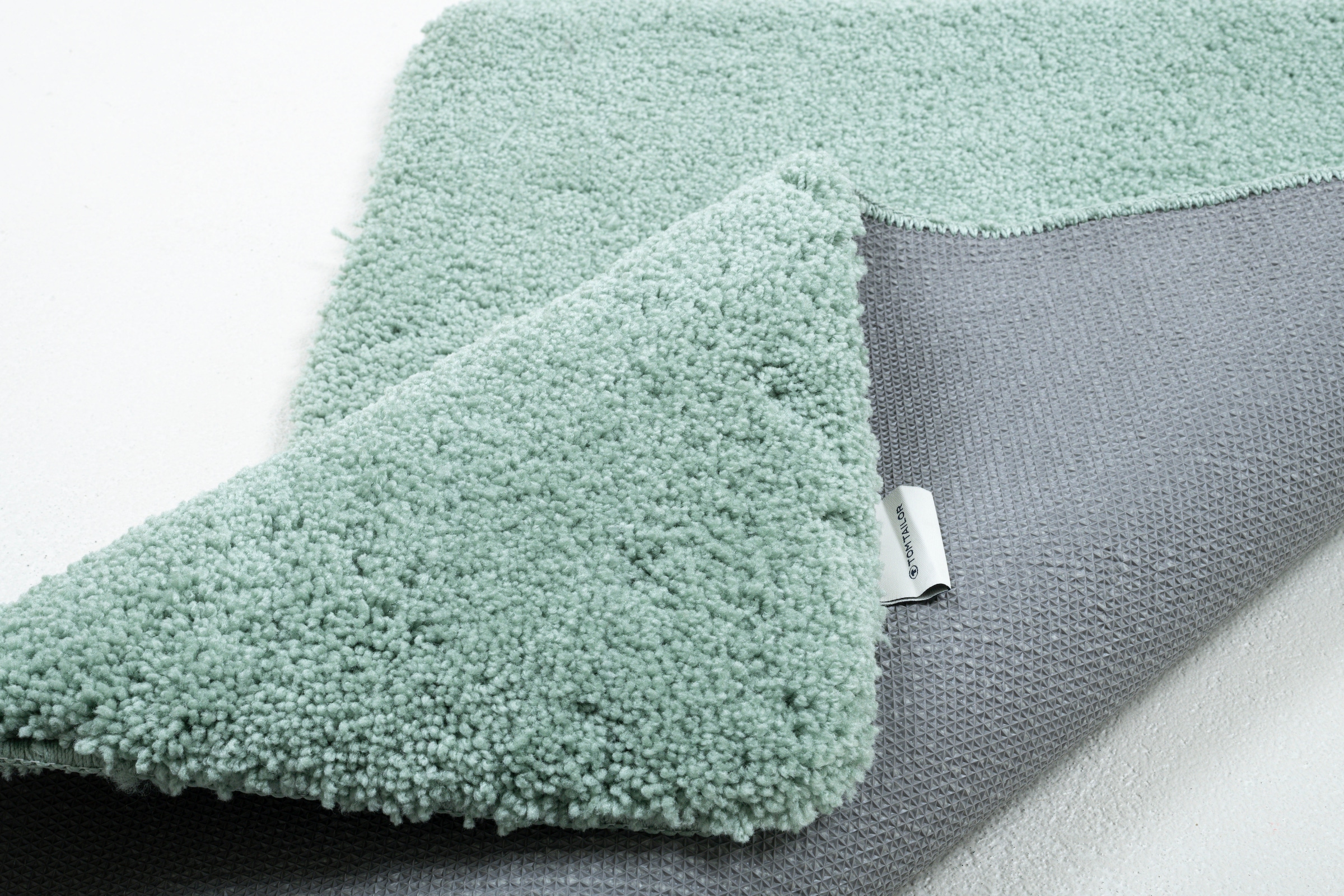 TOM TAILOR HOME Badematte »Cozy Bath UNI«, rutschhemmend beschichtet, fußbodenheizungsgeeignet, Badteppich, Uni Farben, rechteckig, rund und oval erhältlich