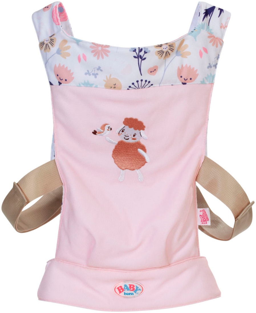 Baby Born Puppen Bauchtrage »Babytragesitz Blumen«