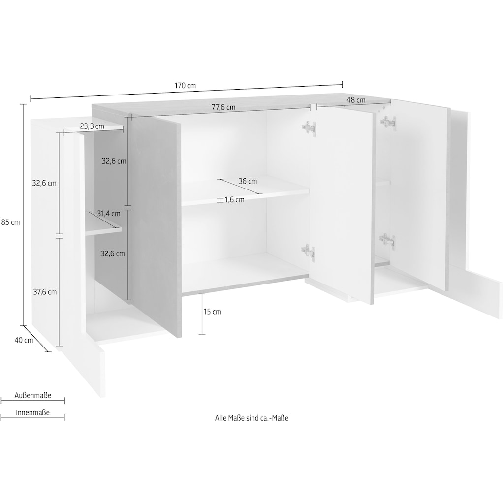 INOSIGN Sideboard »Pillon«