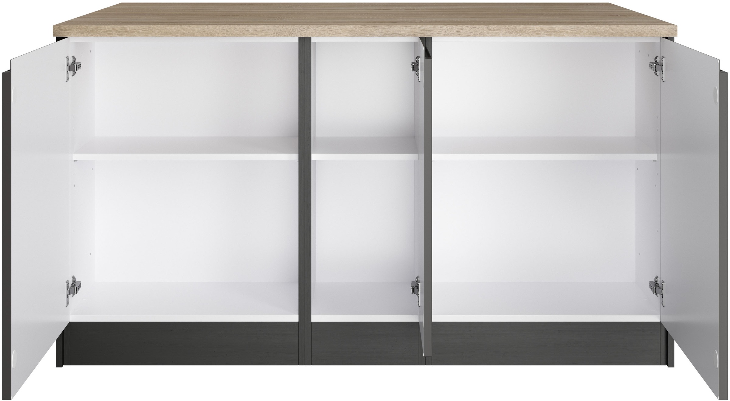 HELD MÖBEL Kücheninsel »Virginia«, Breite 153 cm, MDF-Fronten, Flaschenregal