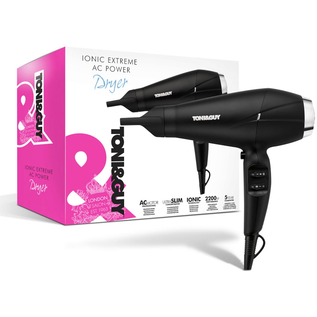 Toni&Guy Ionic-Haartrockner »TGDR5375UKE«, 2200 W, 1 Aufsätze