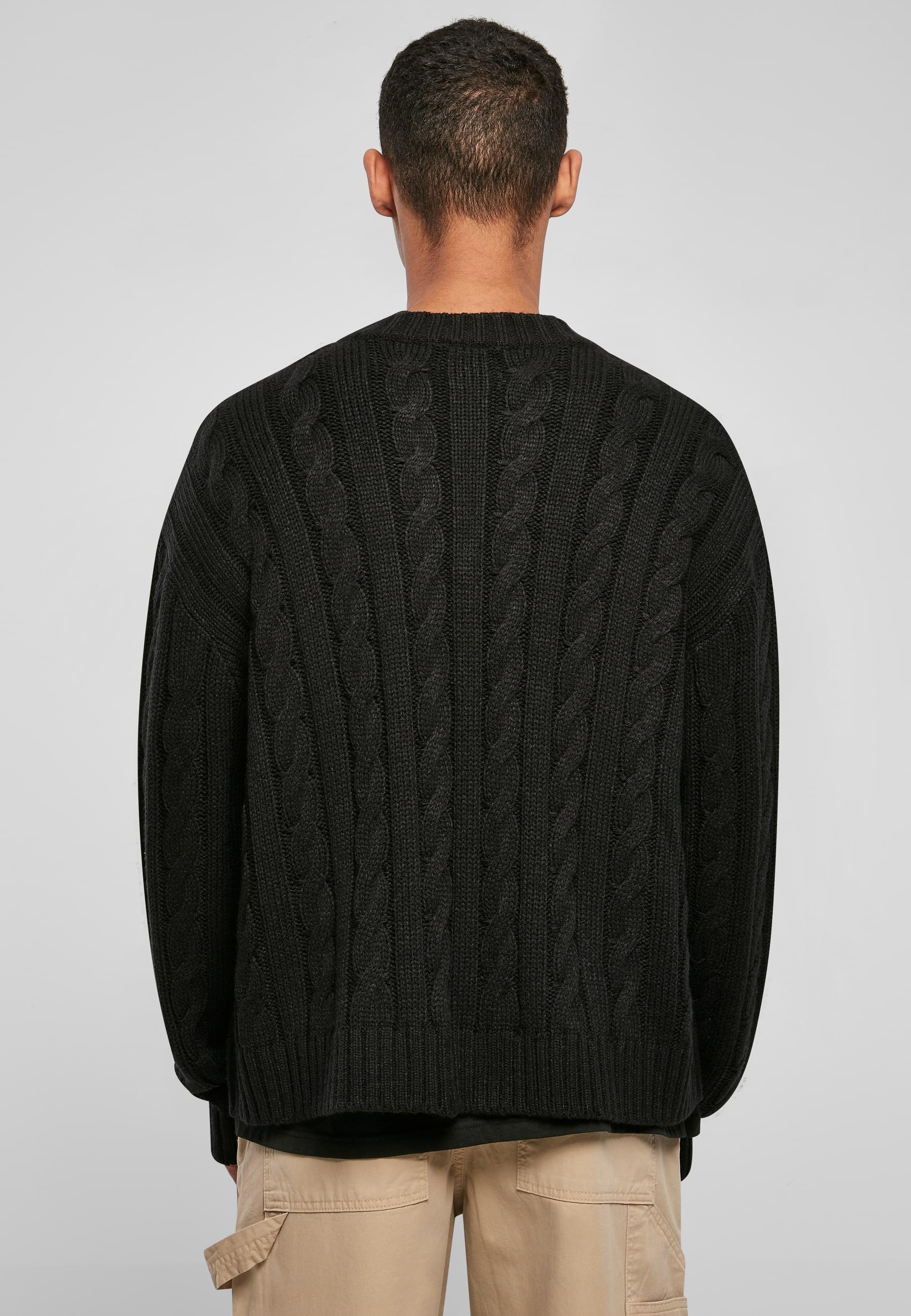 URBAN CLASSICS Strickjacke »Urban Classics Herren Boxy Cardigan« 1 Stk. tlg.