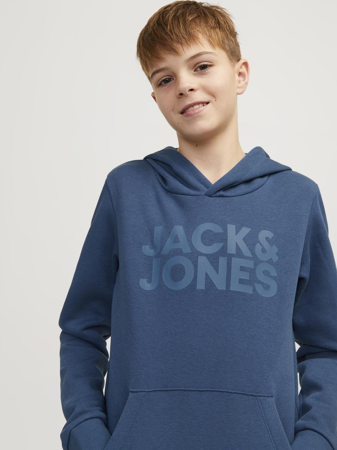 Jack & Jones Junior Kapuzensweatshirt »JJECORP LOGO SWEAT HOOD«