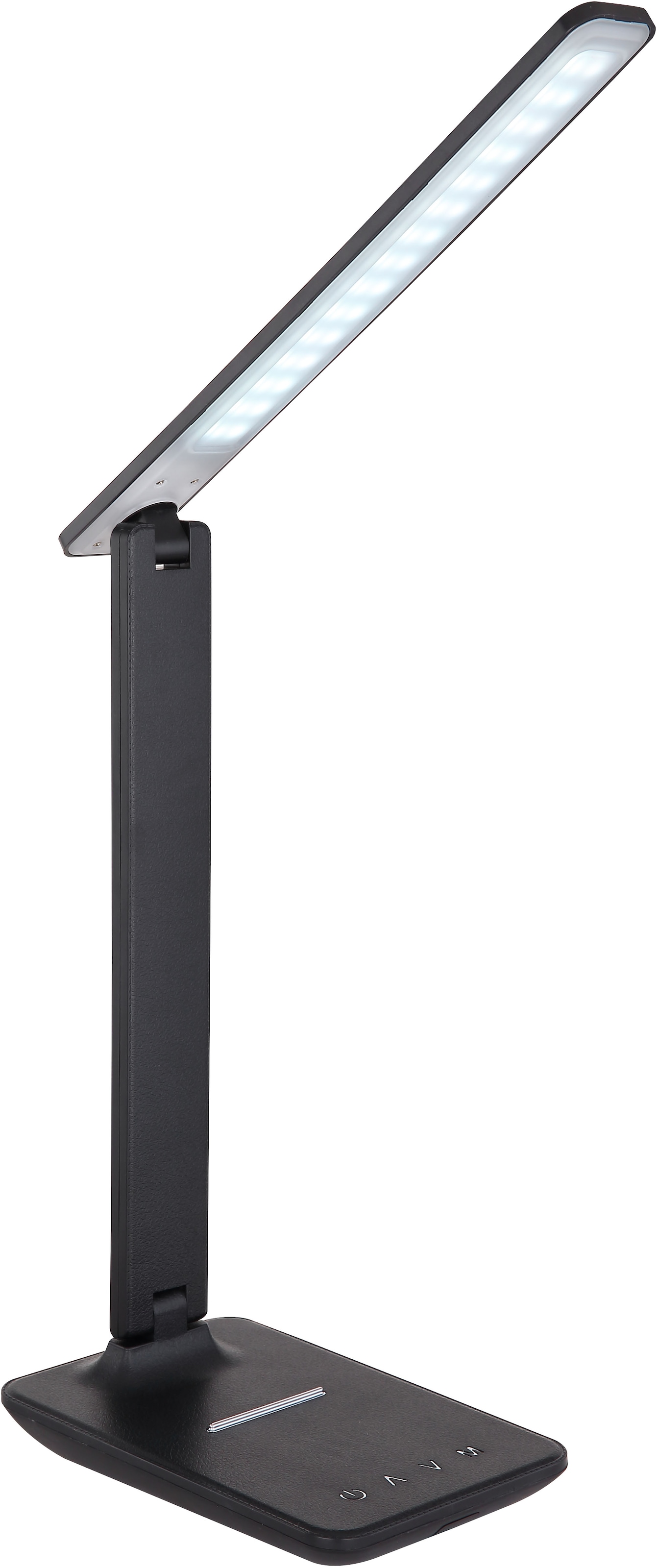 GLOBO LIGHTING LED Tischleuchte »BULLA«, Leuchtmittel LED-Modul | LED fest integriert, Tischlampe/Arbeitszimmer/Bürotischleuchte/schwarz
