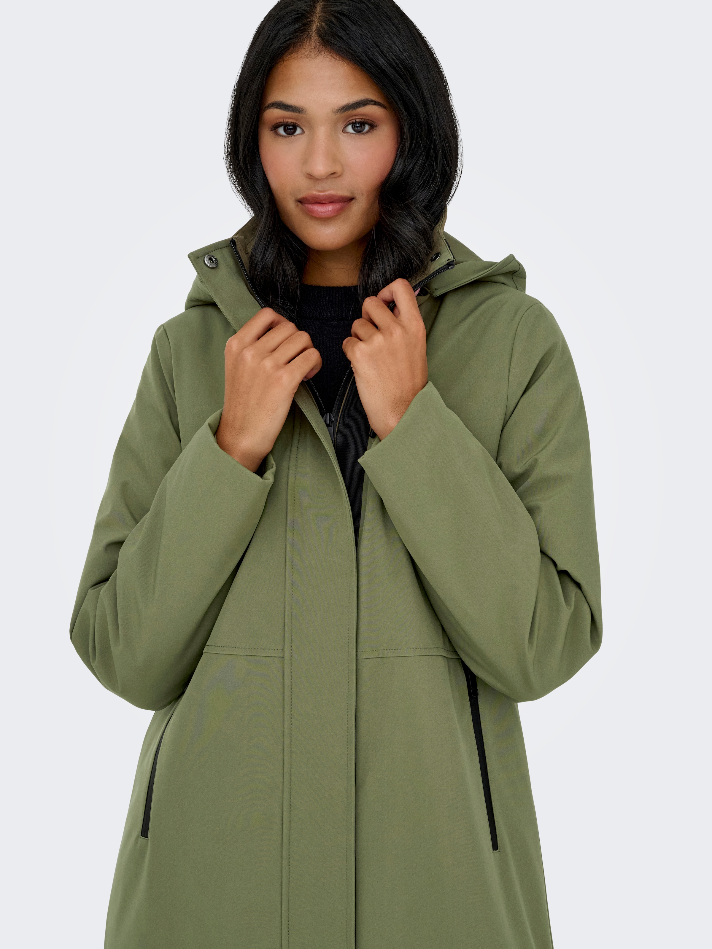 ONLY Parka »ONLKARA LIFE PARKA CC OTW« mit Kapuze