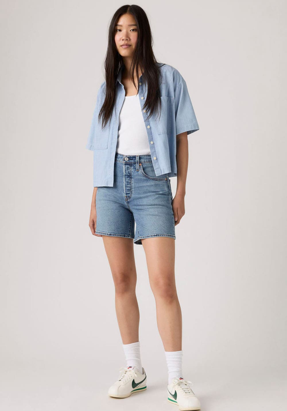 Levi's® Shorts »501® MID THIGH SHORT«  im Five-Pocket Style