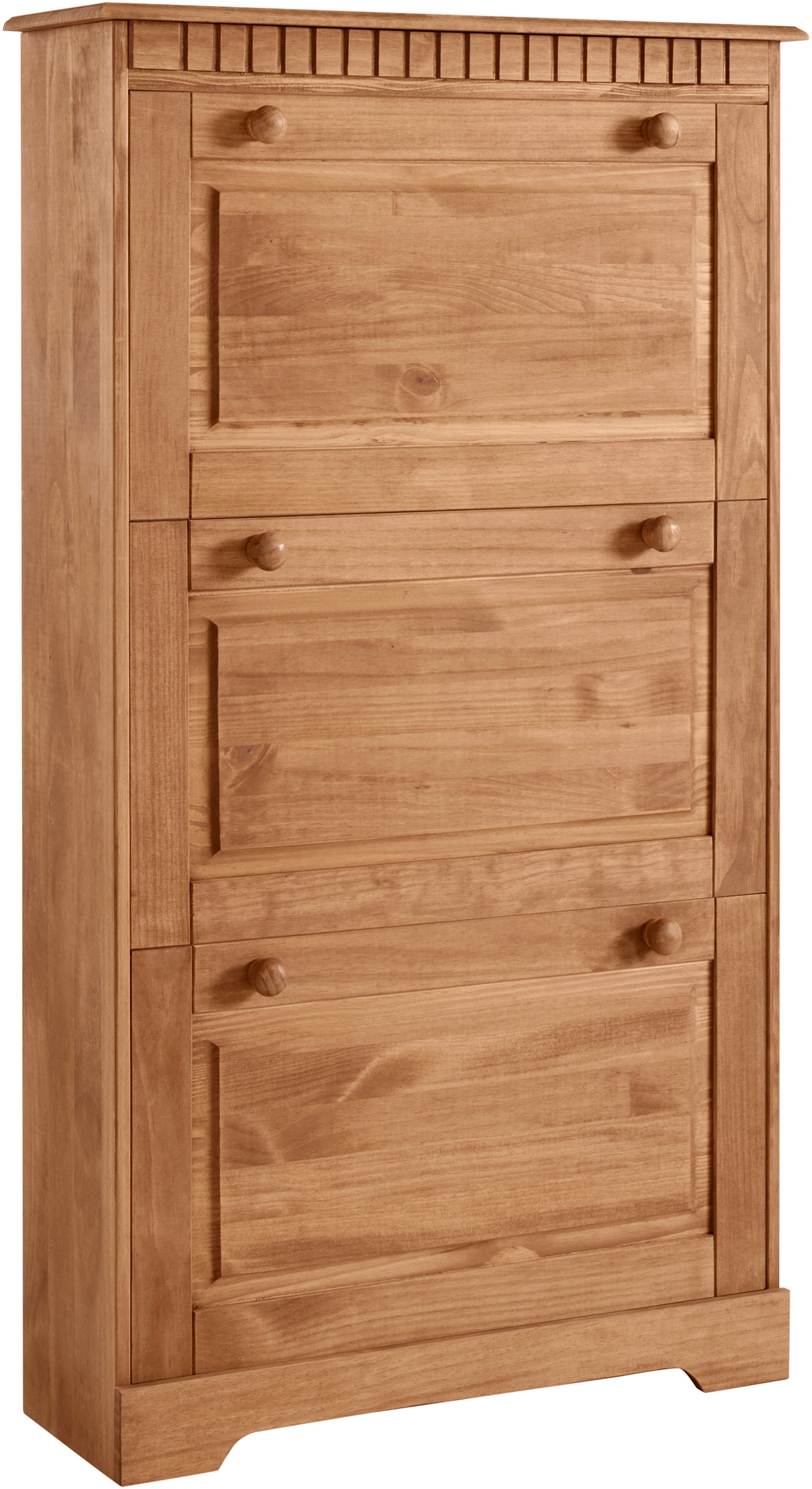 Home affaire Schuhschrank »Lisa«, mit 3 Klappen, Höhe 134 cm, Breite 75 cm