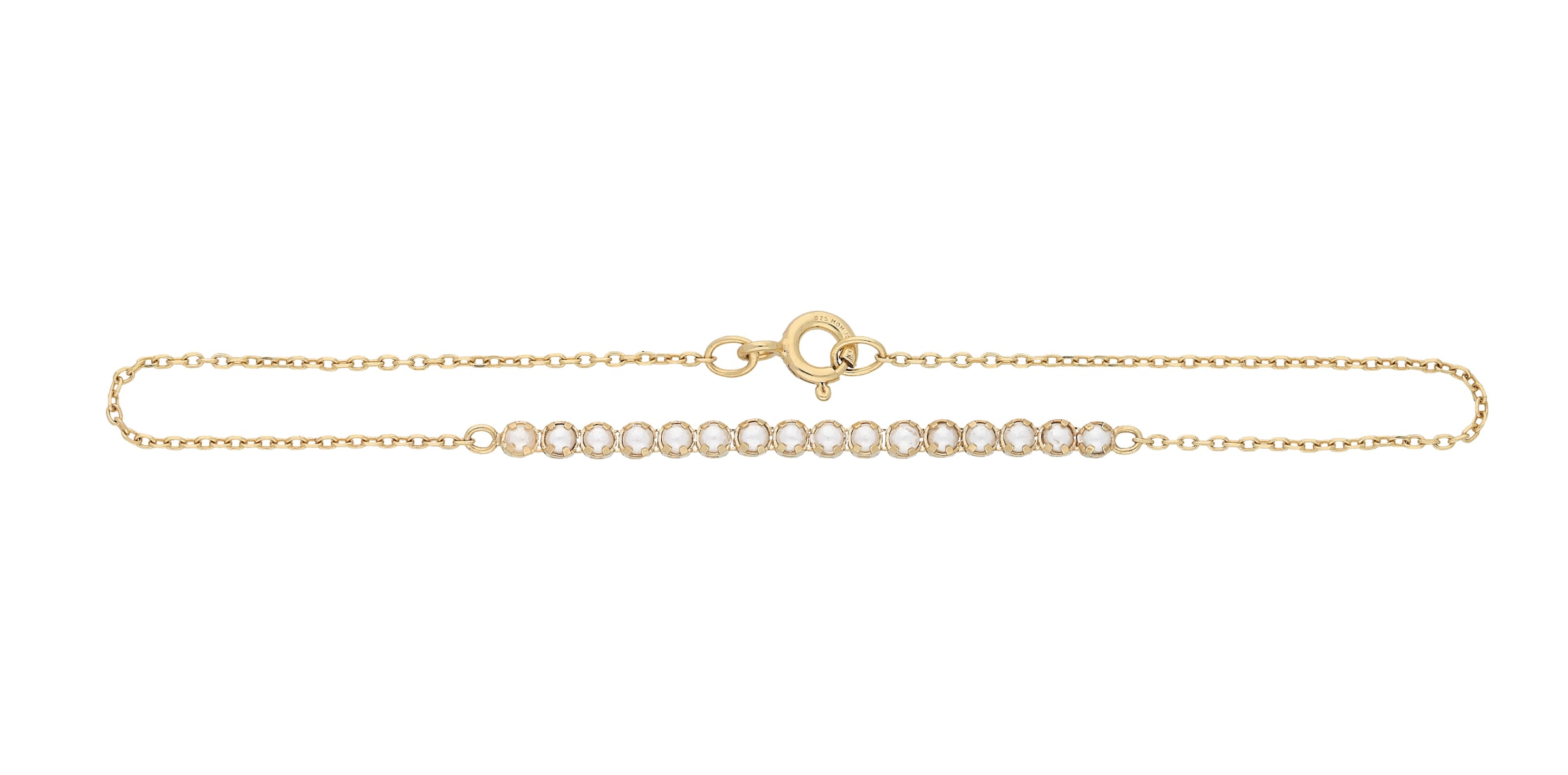 Vivance Armband »Bridge-Tennisarmband Swarovski Perlen«