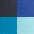türkis, hellblau, marine, royalblau