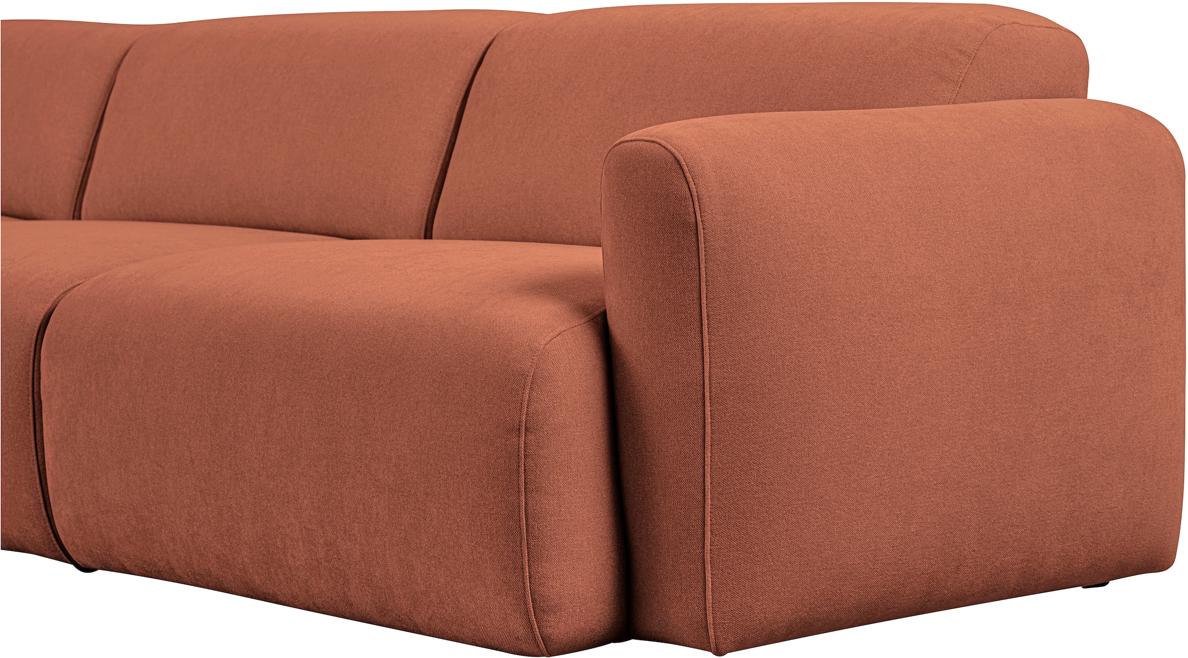 andas Ecksofa »Myrland«, Breite 241 cm, Chenille, Easy Clean Stoff, mit Kaltschaum