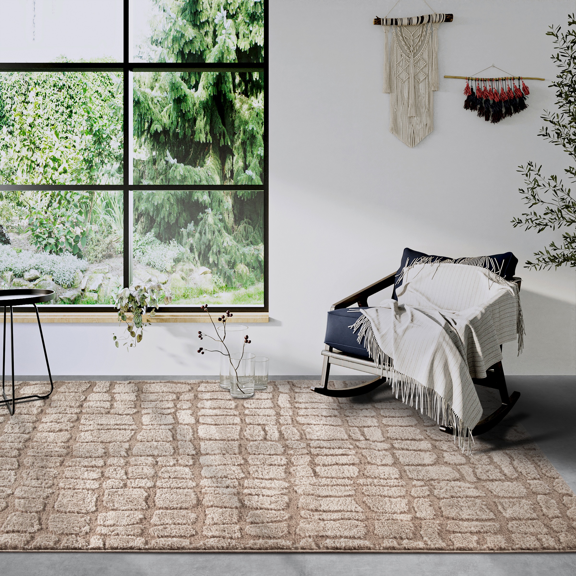 ELLE DECORATION Hochflor-Teppich »Artistique«, rechteckig, 18 mm Höhe, Hoch günstig online kaufen