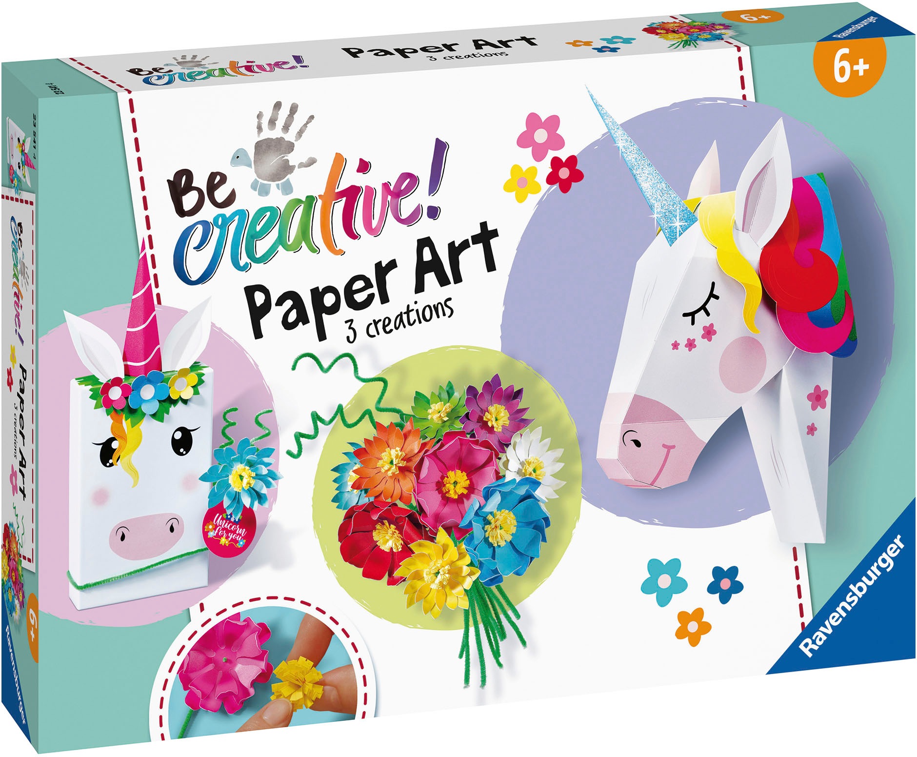 Ravensburger Kreativset »Paper Art Unicorn«, Made in Europe