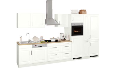 HELD MÖBEL Küchenzeile »Stockholm«, mit E-Geräten, Breite 370 cm, mit hochwertigen MDF... kaufen