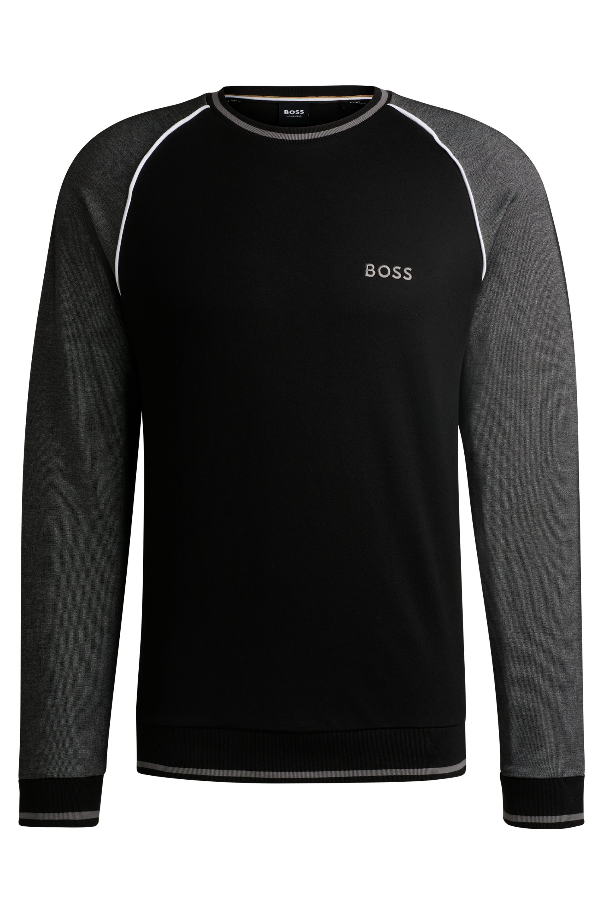 BOSS Sweatshirt, mit kontrastfarbenen Details