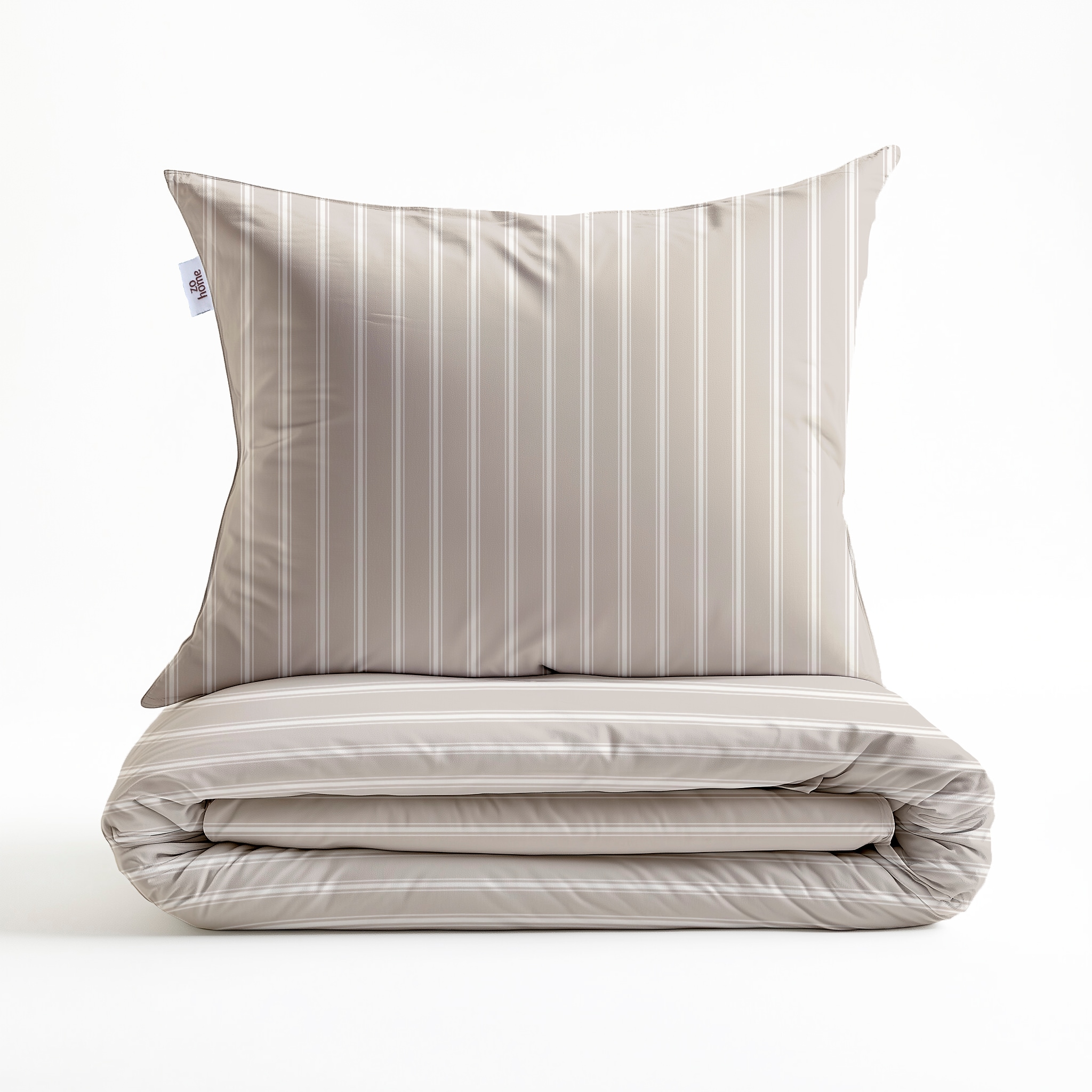 ZO HOME Bettwäsche »Zohome Bettwäsche Righe-di-Percalle« 2 Bettwäsche aus 100% Baumwolle, hochwertige Perkal, ab 135x200 cm.