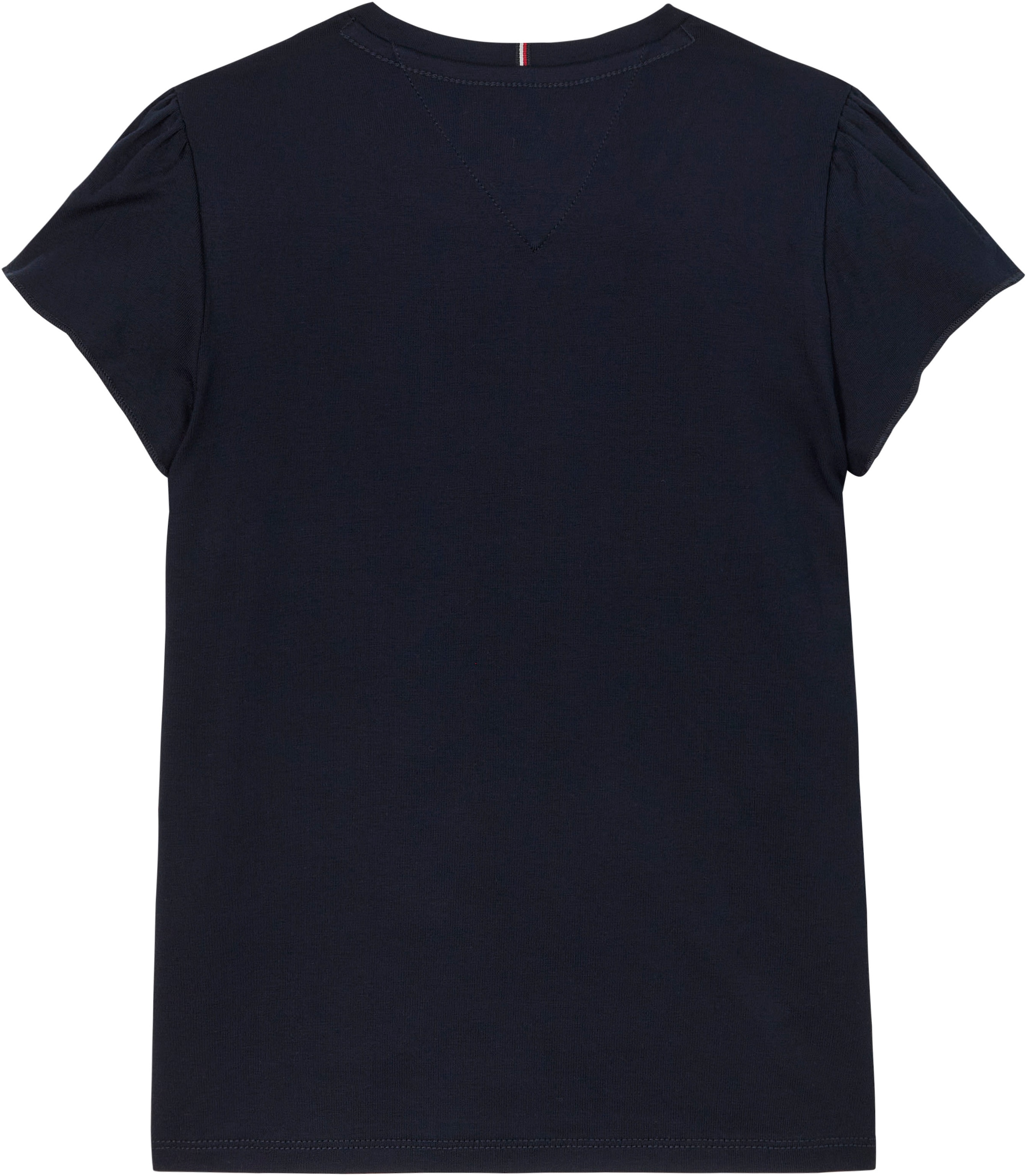 Tommy Hilfiger T-Shirt »FLOWER PUFF PRINT REG TEE SS«, Kinder bis 16 Jahre mit Markenprint