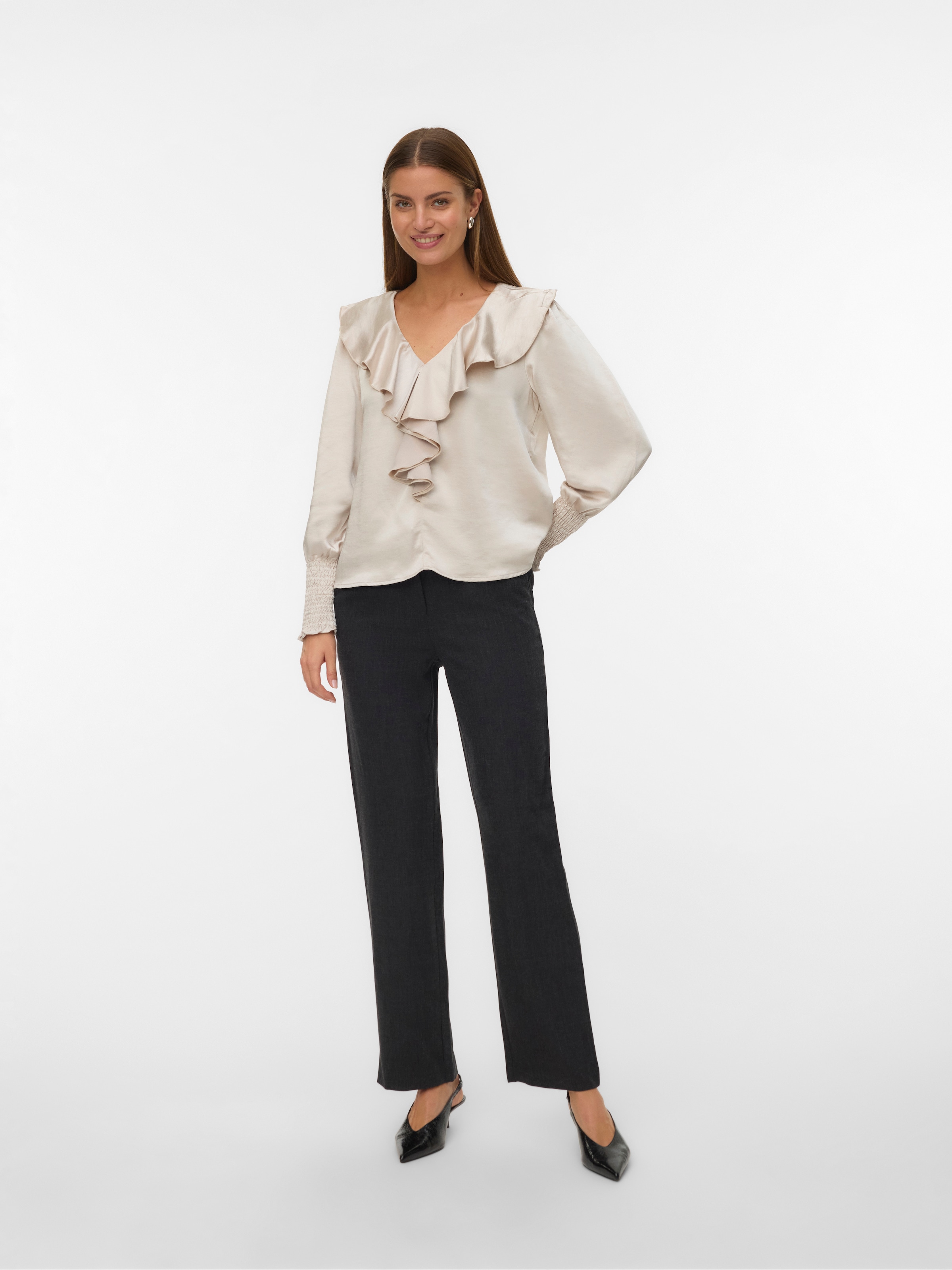 Vero Moda Anzughose »VMZAMIRA BESTIE MW STRAIGHT PANT NOOS«