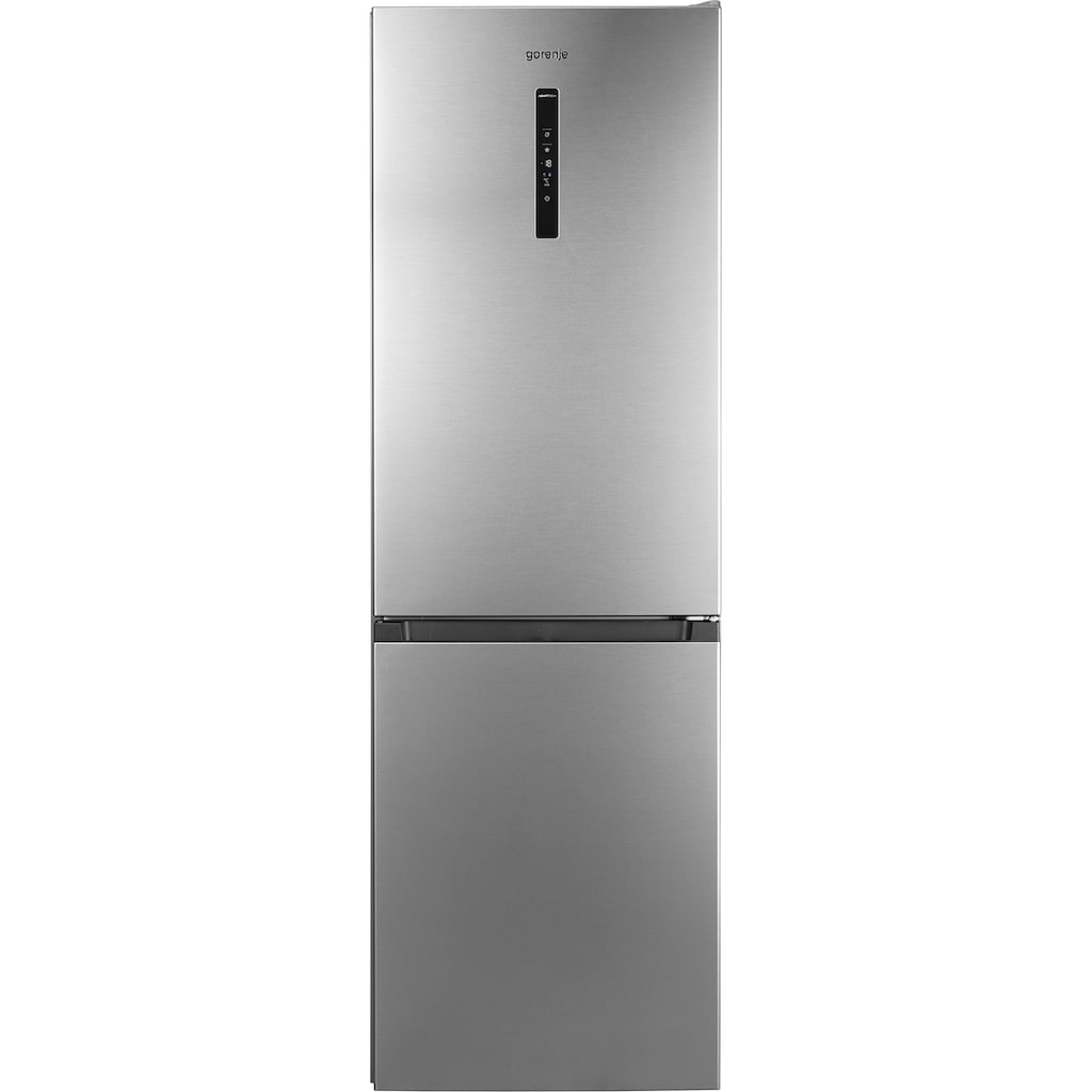 GORENJE Kühl-/Gefrierkombination »NRK 6192«, NRK6192AXL4, 185 cm hoch, 60 cm breit