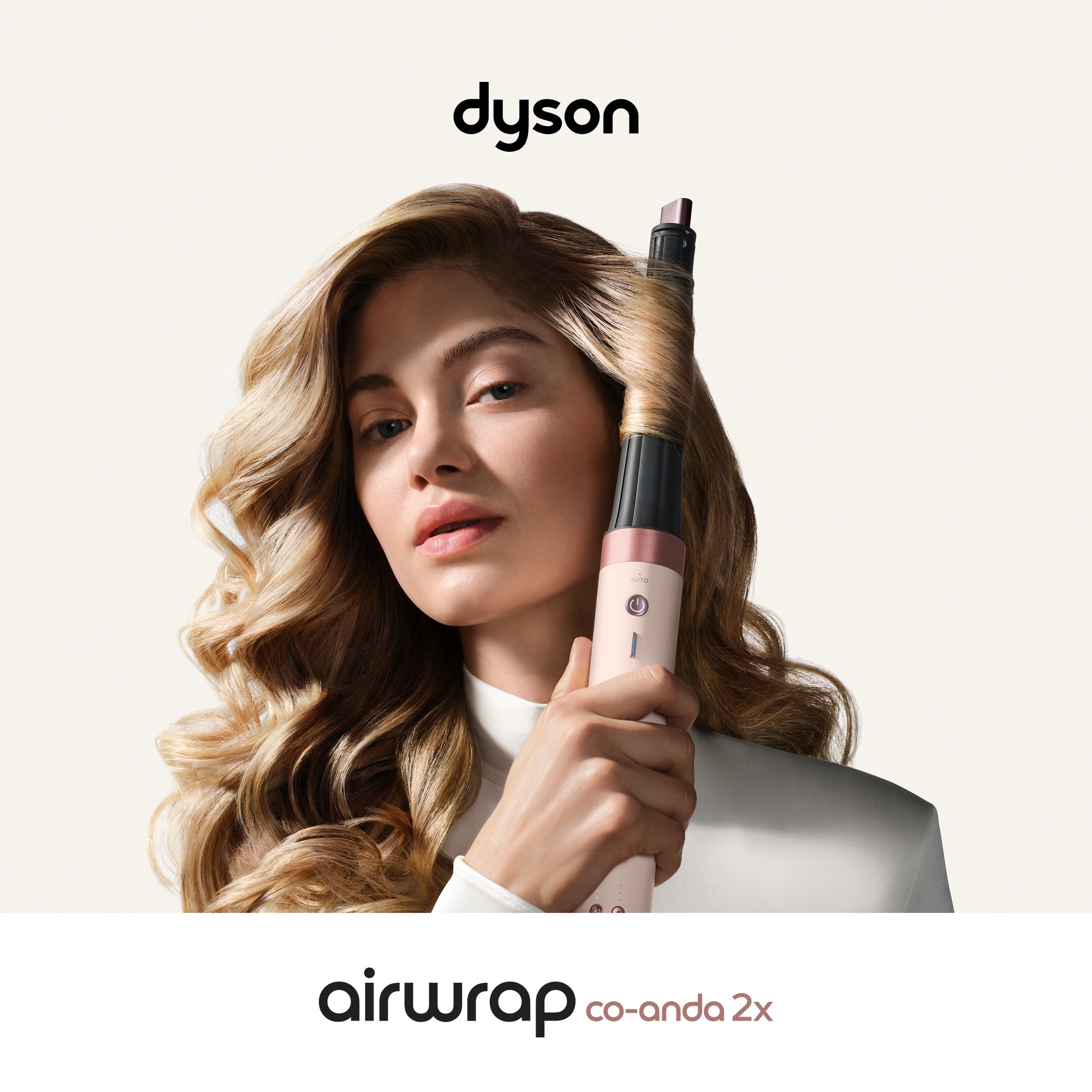 DYSON Multihaarstyler »Dyson Airwrap Co-anda2xTM   Straight + Wavy Ceramic Pink/Roségold« 6 Aufsätze 6 Aufsätze für Locken, Glätten, Volumen und Trocknen