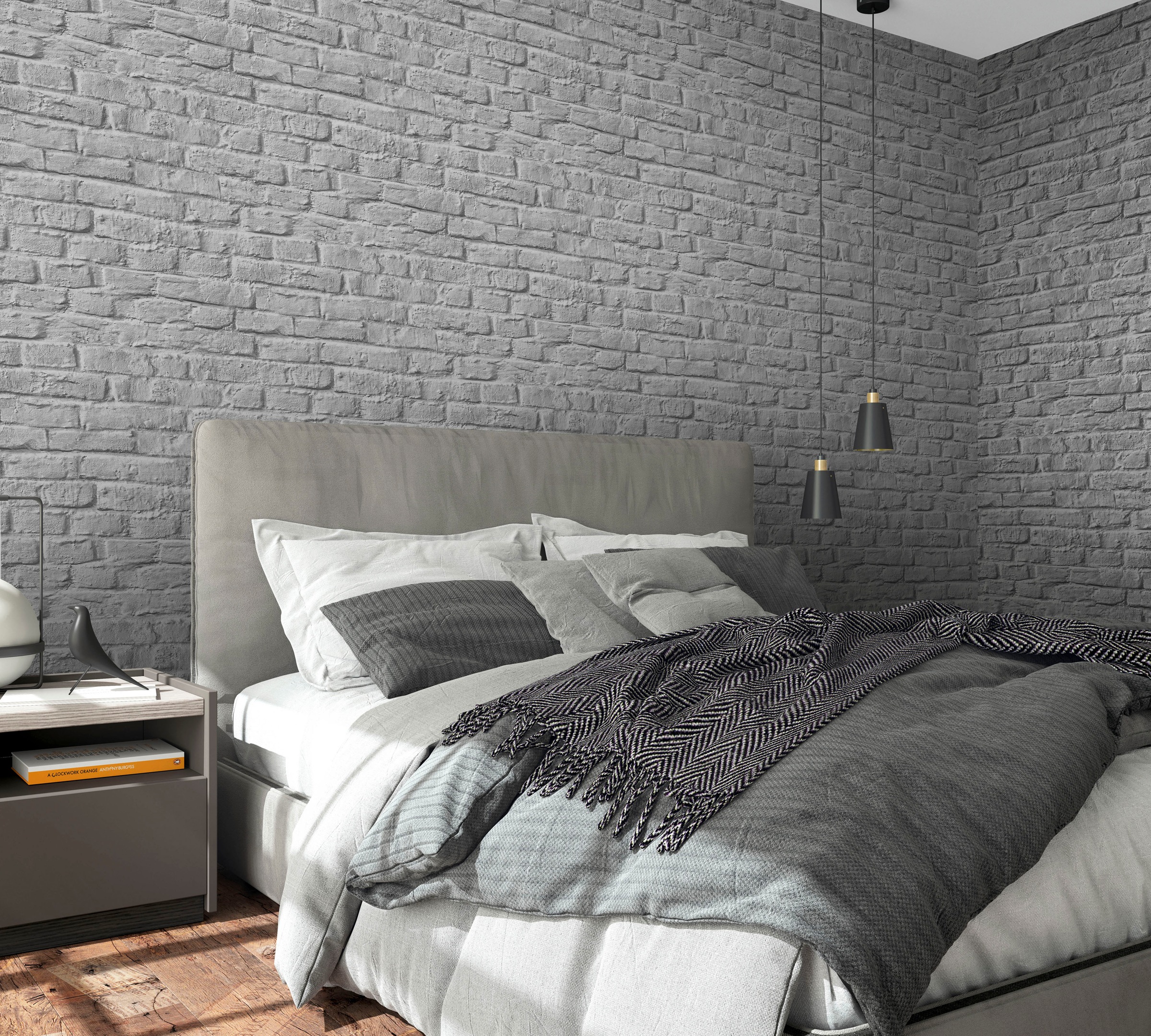 Marburg Vliestapete »Brick«, 3D-Optik, moderne Tapete für Wohnzimmer Schlafzimmer Küche