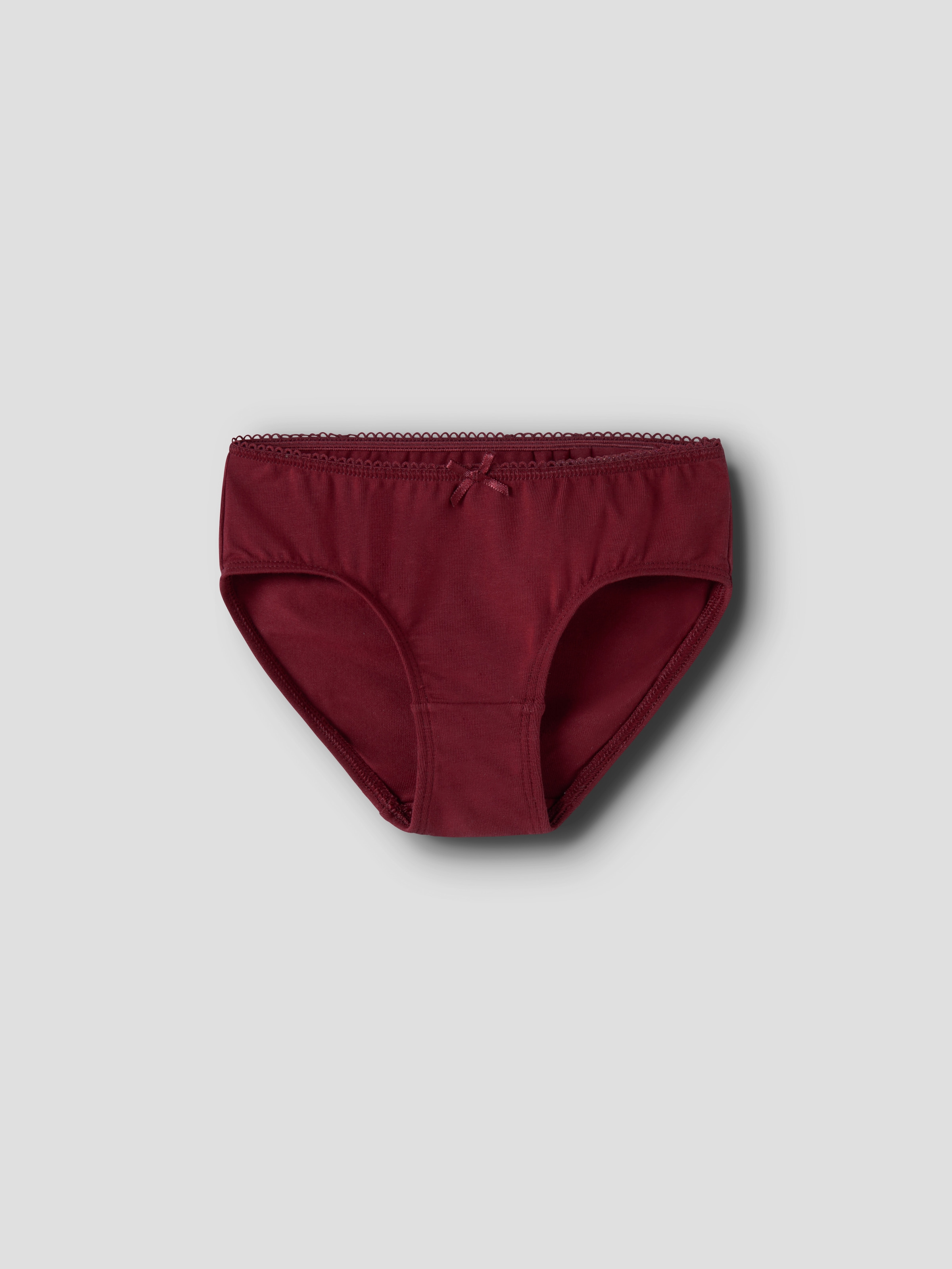 Name It Slip »NMFBRIEFS 3P CUTIE HEART« Packung, 3 Stk. Baumwollmischung, 2x uni und 1x bedruckt im Set