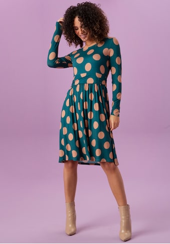 Aniston SELECTED Jerseykleid, mit gerafftem Taillenbund kaufen